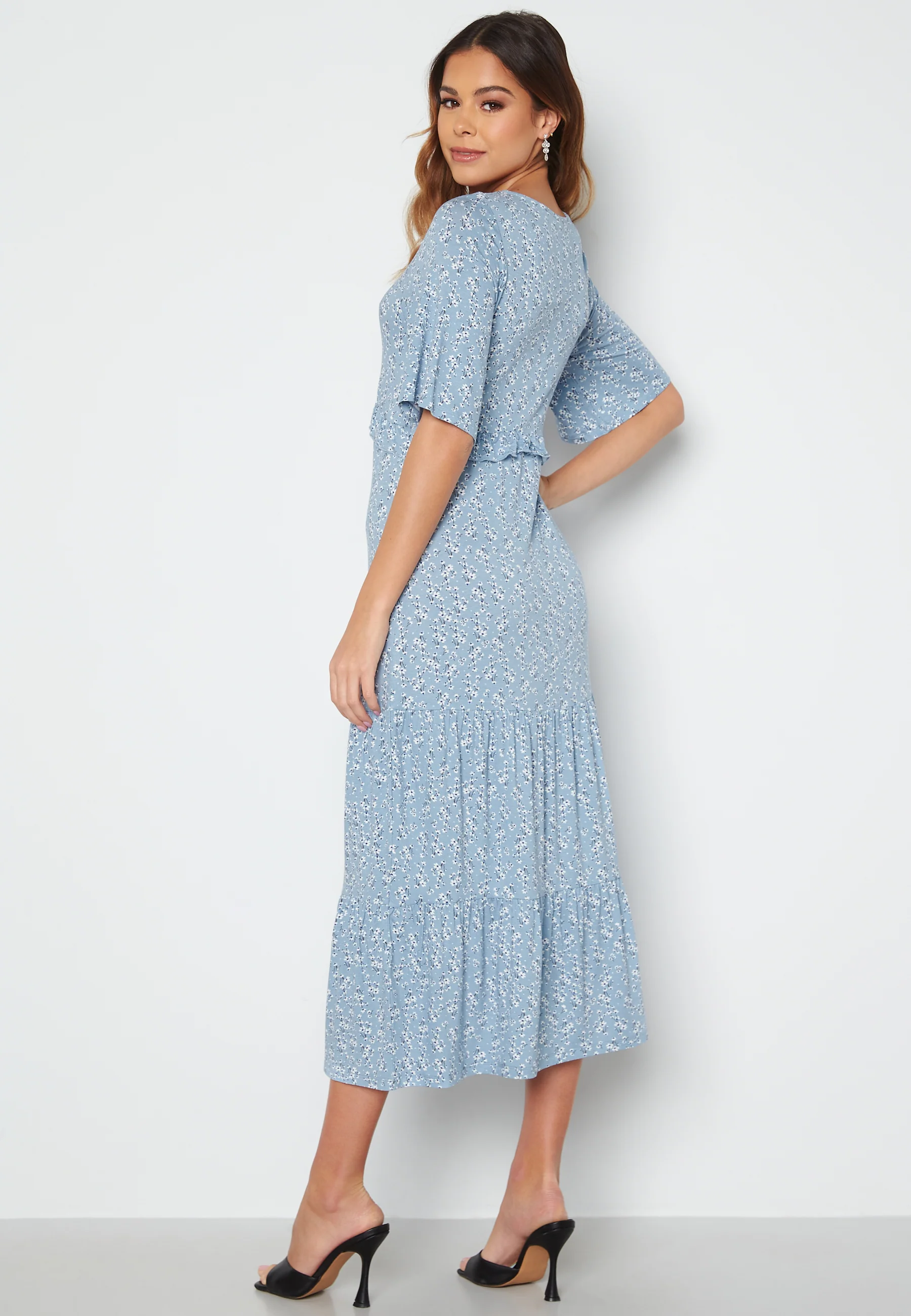 Flounce Jersey Dress