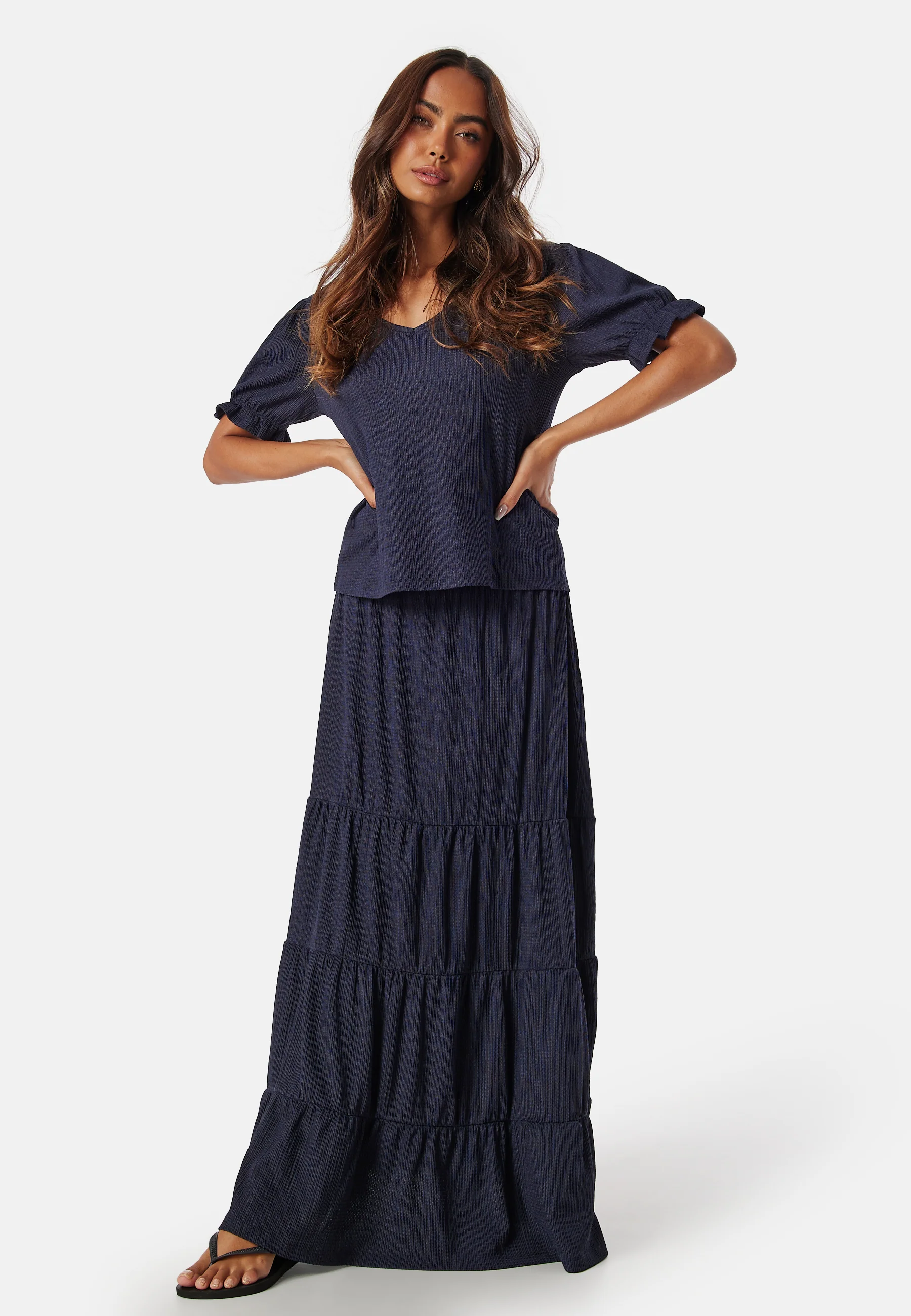Flounce Maxi Skirt - Image 4