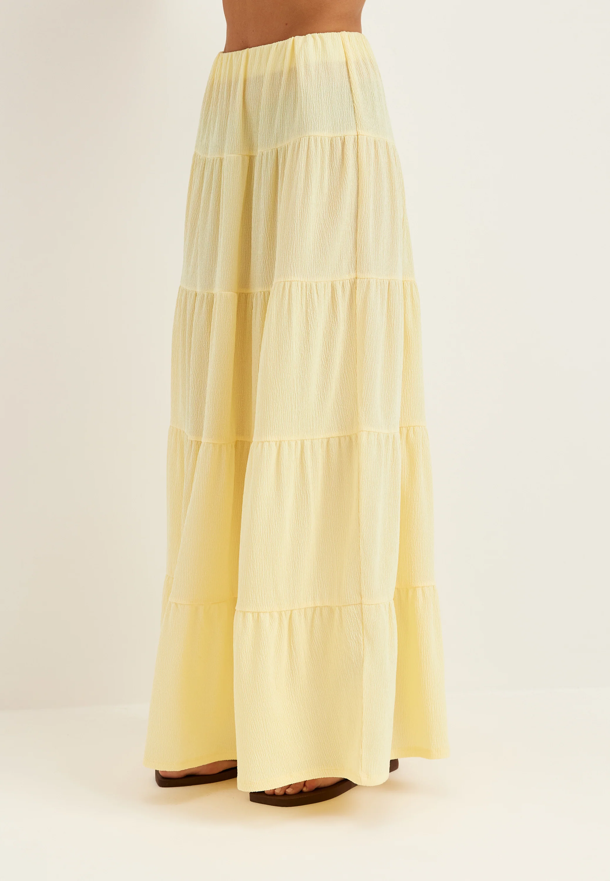 Flounce Maxi Skirt - Image 5