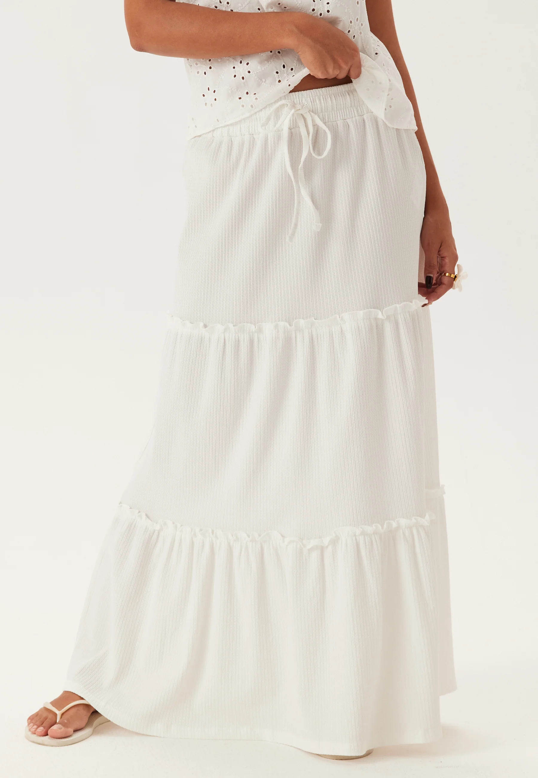 Flounce Maxi Skirt - Image 2