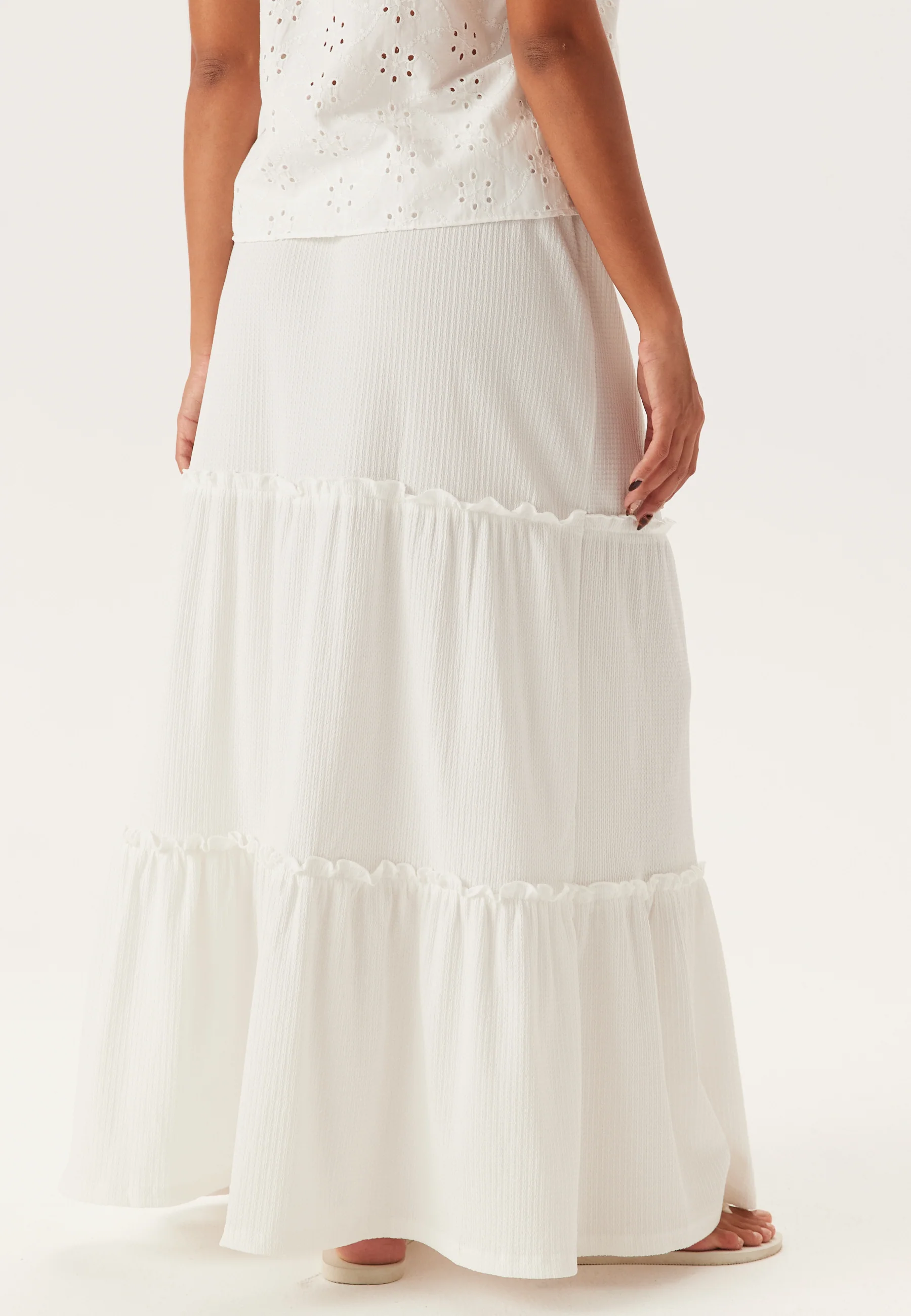 Flounce Maxi Skirt - Image 3