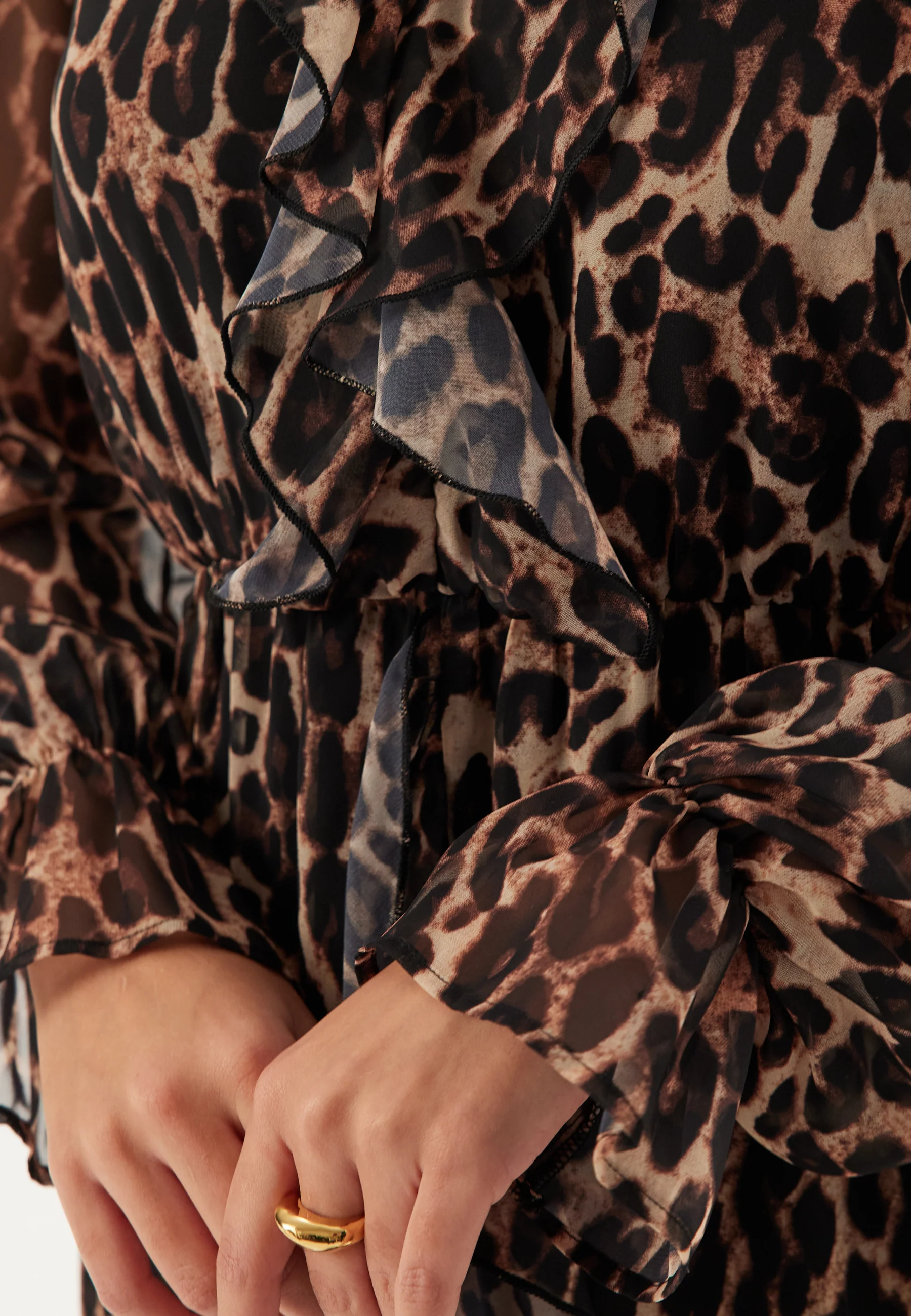 Flounce Midi Dress - Image 4