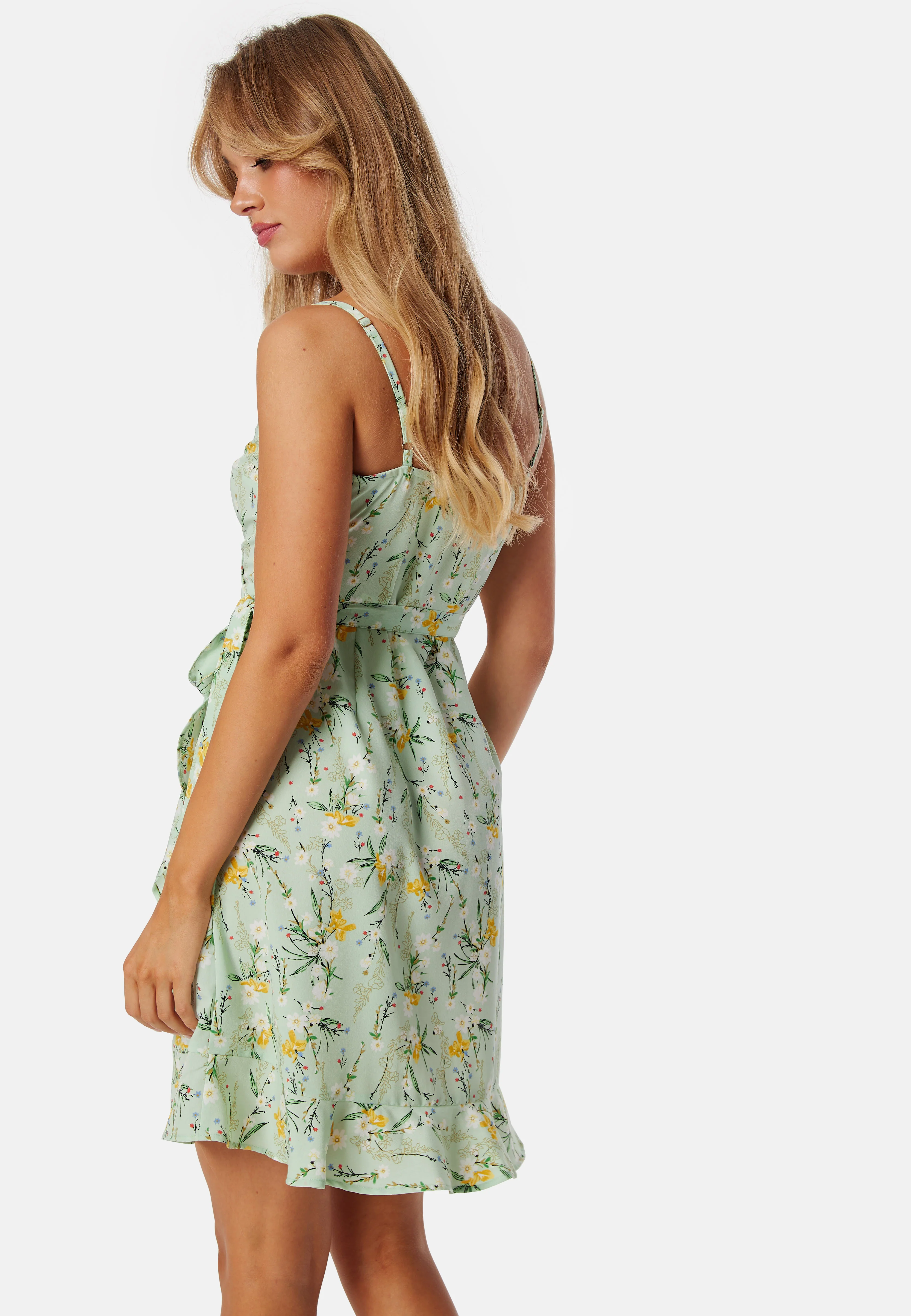 Flounce Short Strap Dress - Image 2