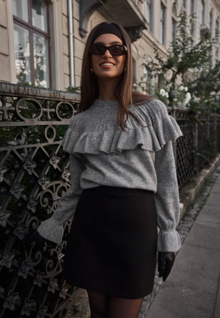 Flounce Sweater
