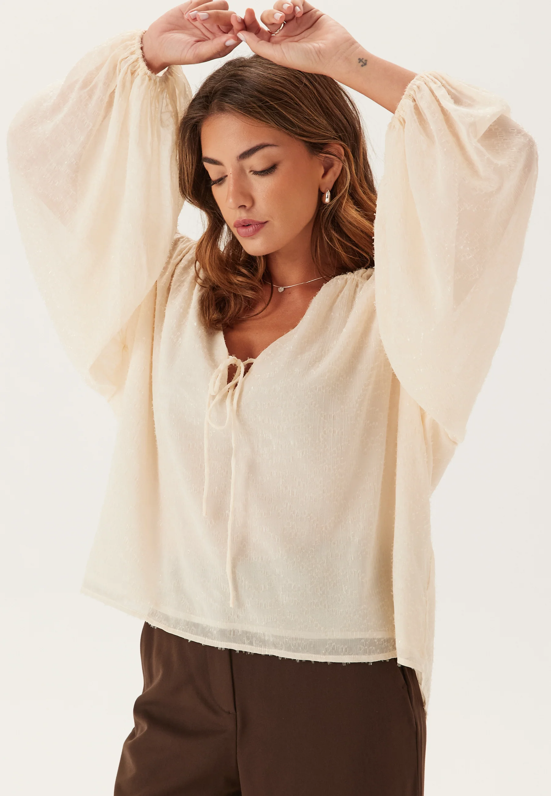 Flowy Chiffon Blouse - Image 8