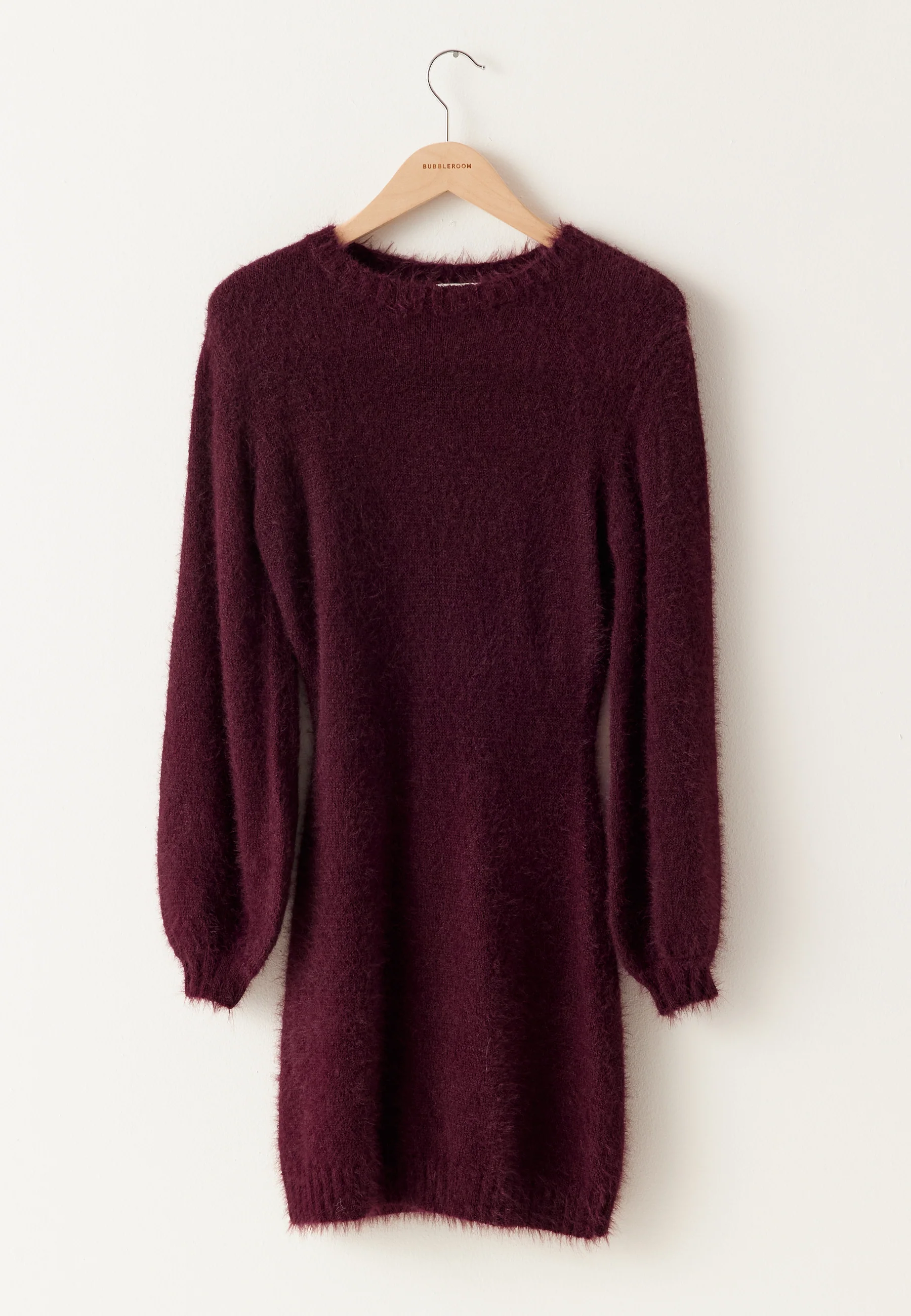 Fluffy Knitted Short Dress - Image 6