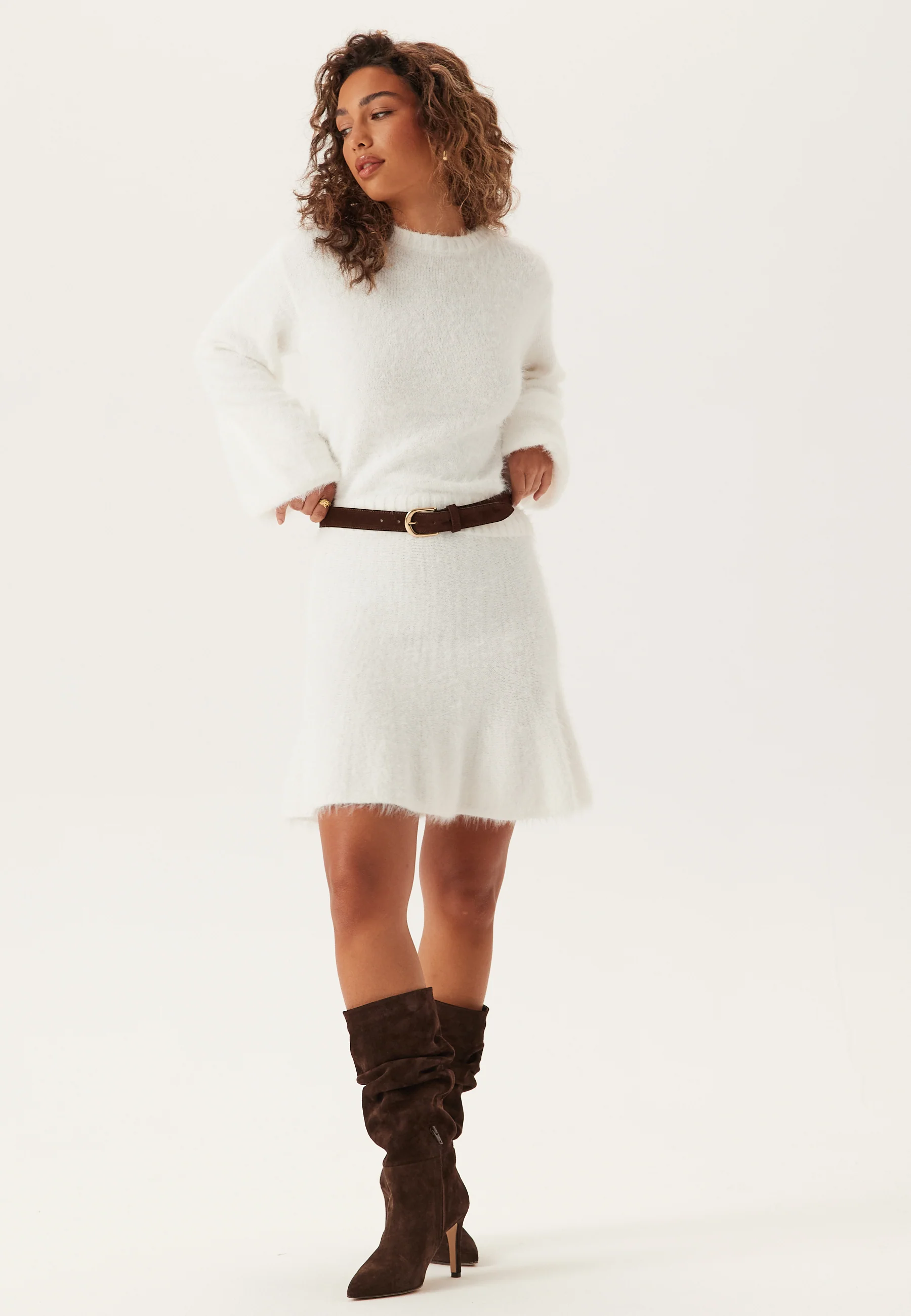 Fluffy Knitted Sweater - Image 7