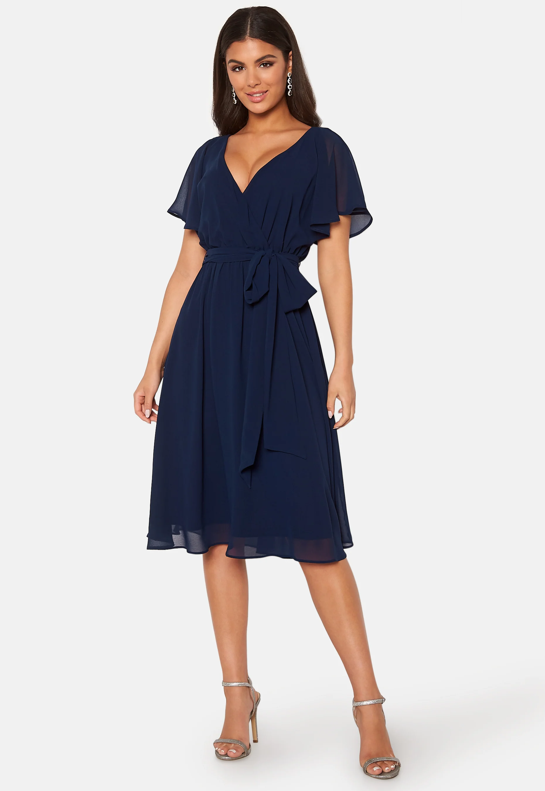Flutter Chiffon Midi Dress - Image 2
