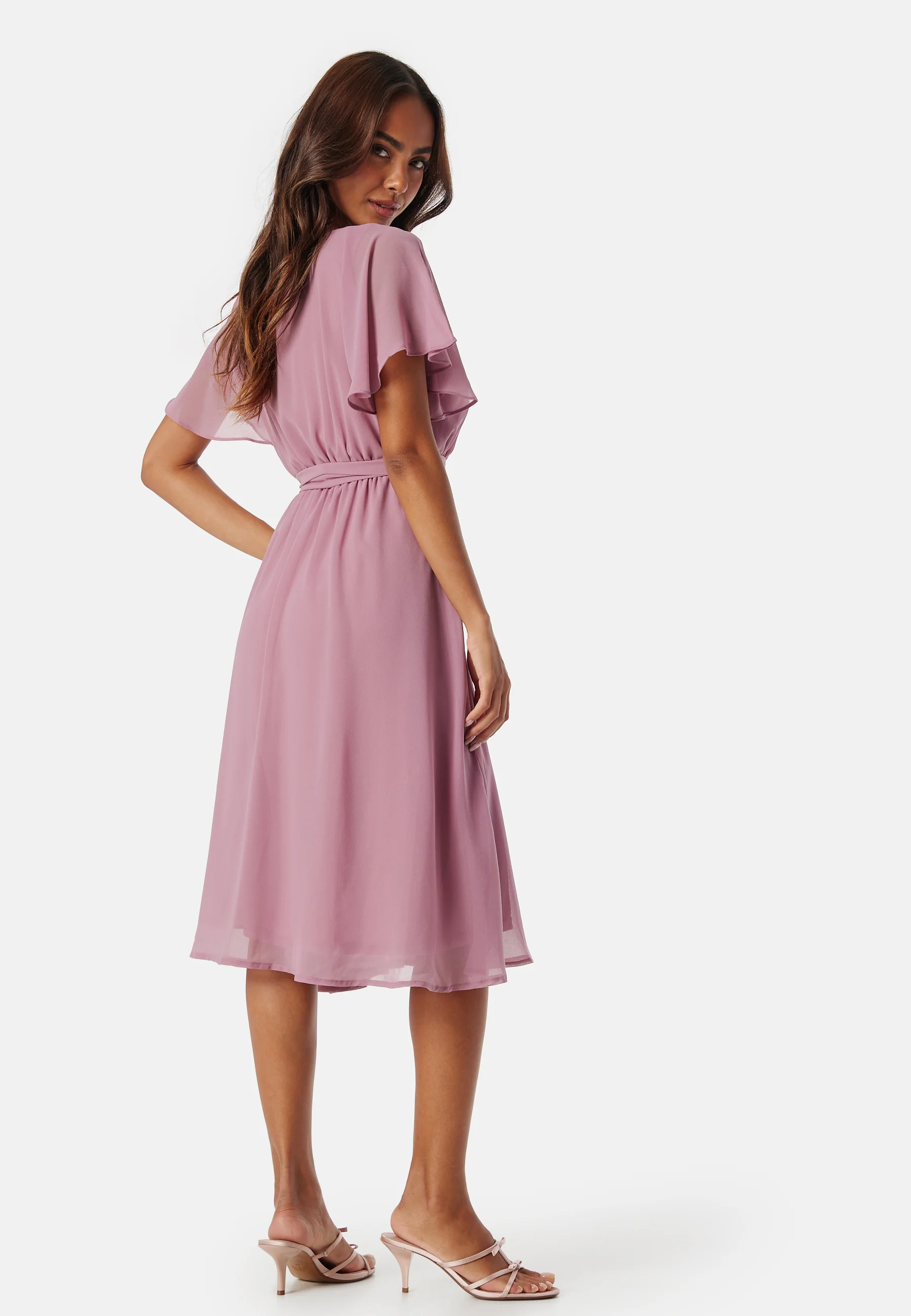 Flutter Chiffon Midi Dress - Image 2