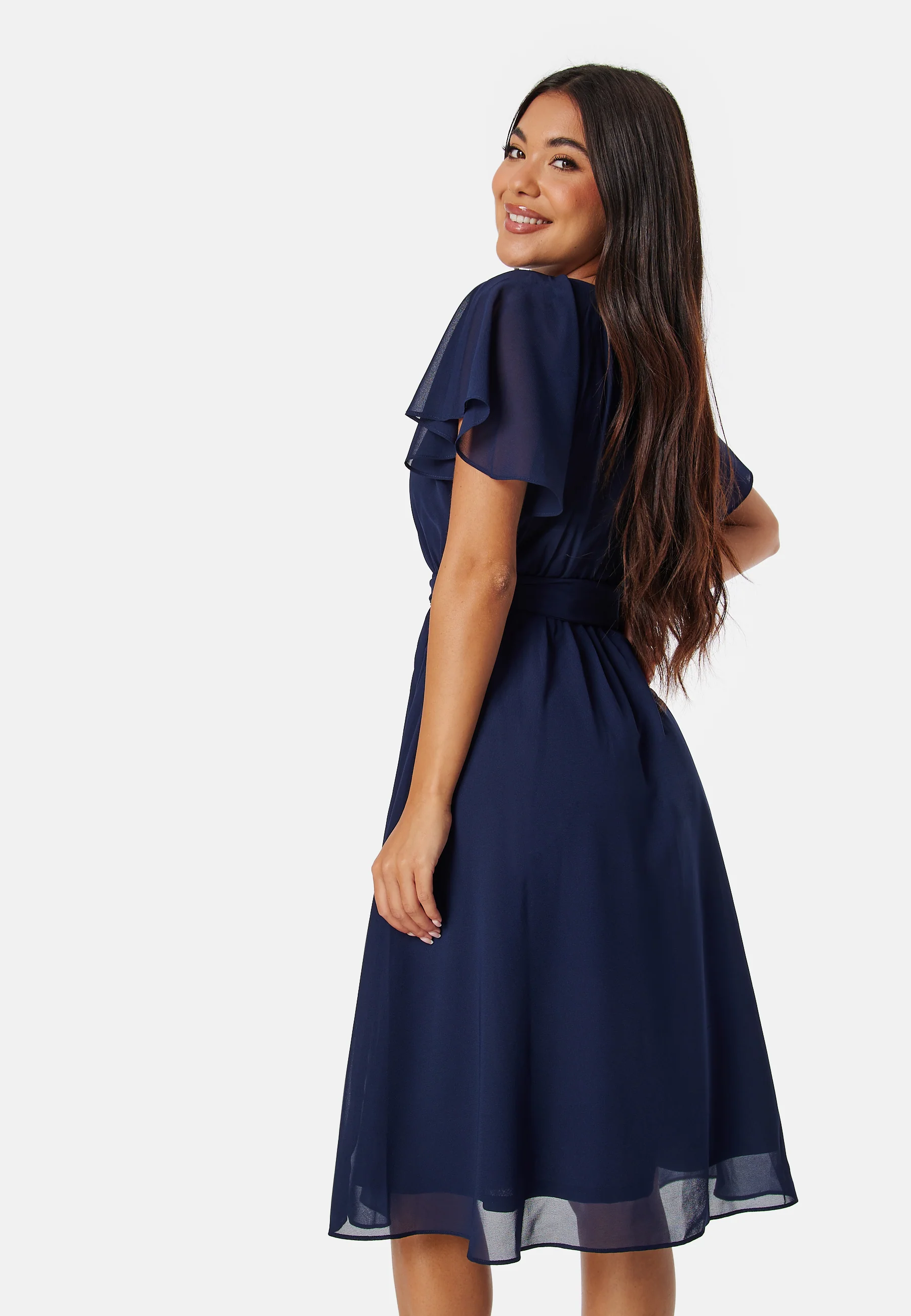 Flutter Chiffon Midi Dress - Image 2