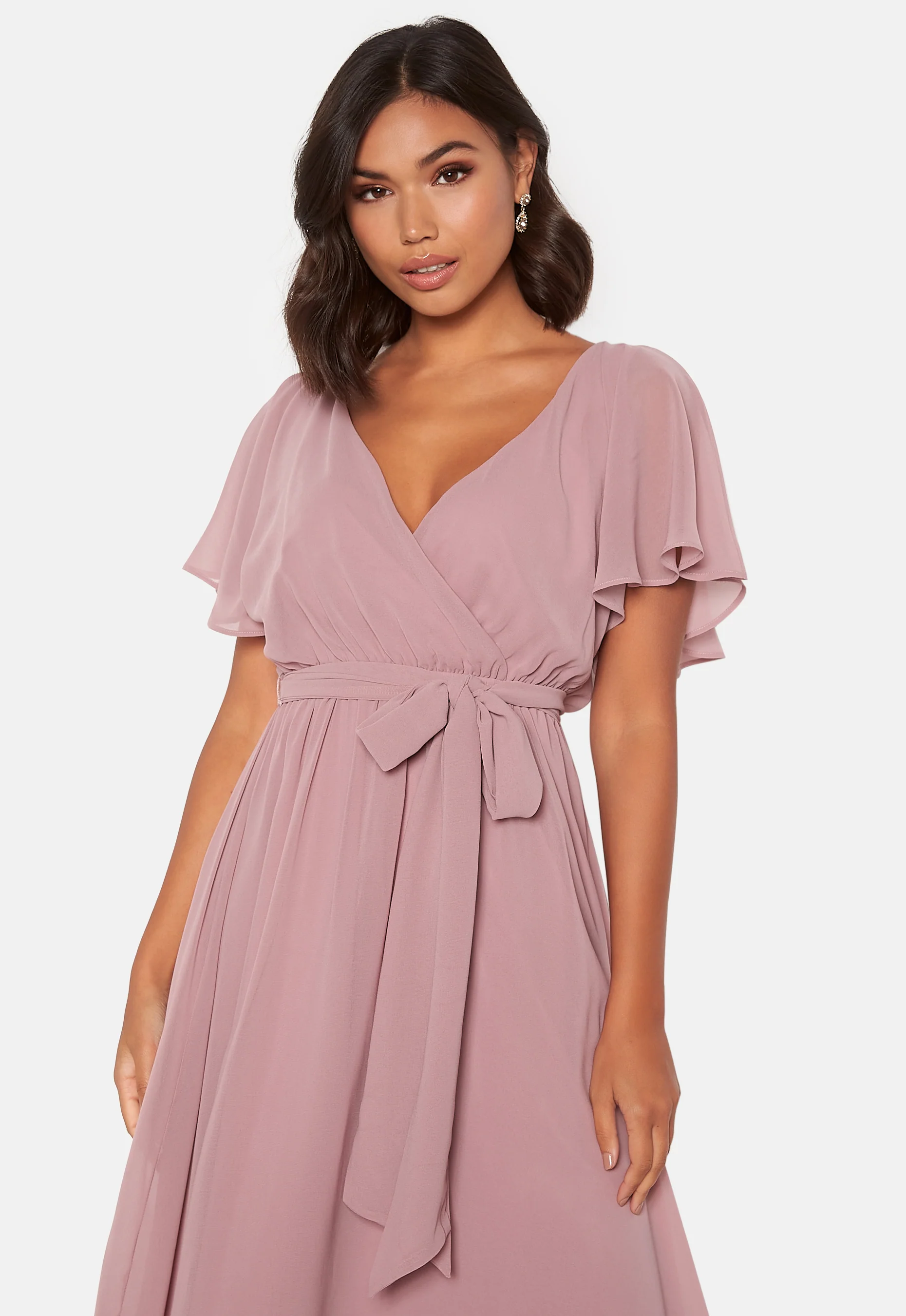 Flutter Chiffon Midi Dress - Image 3