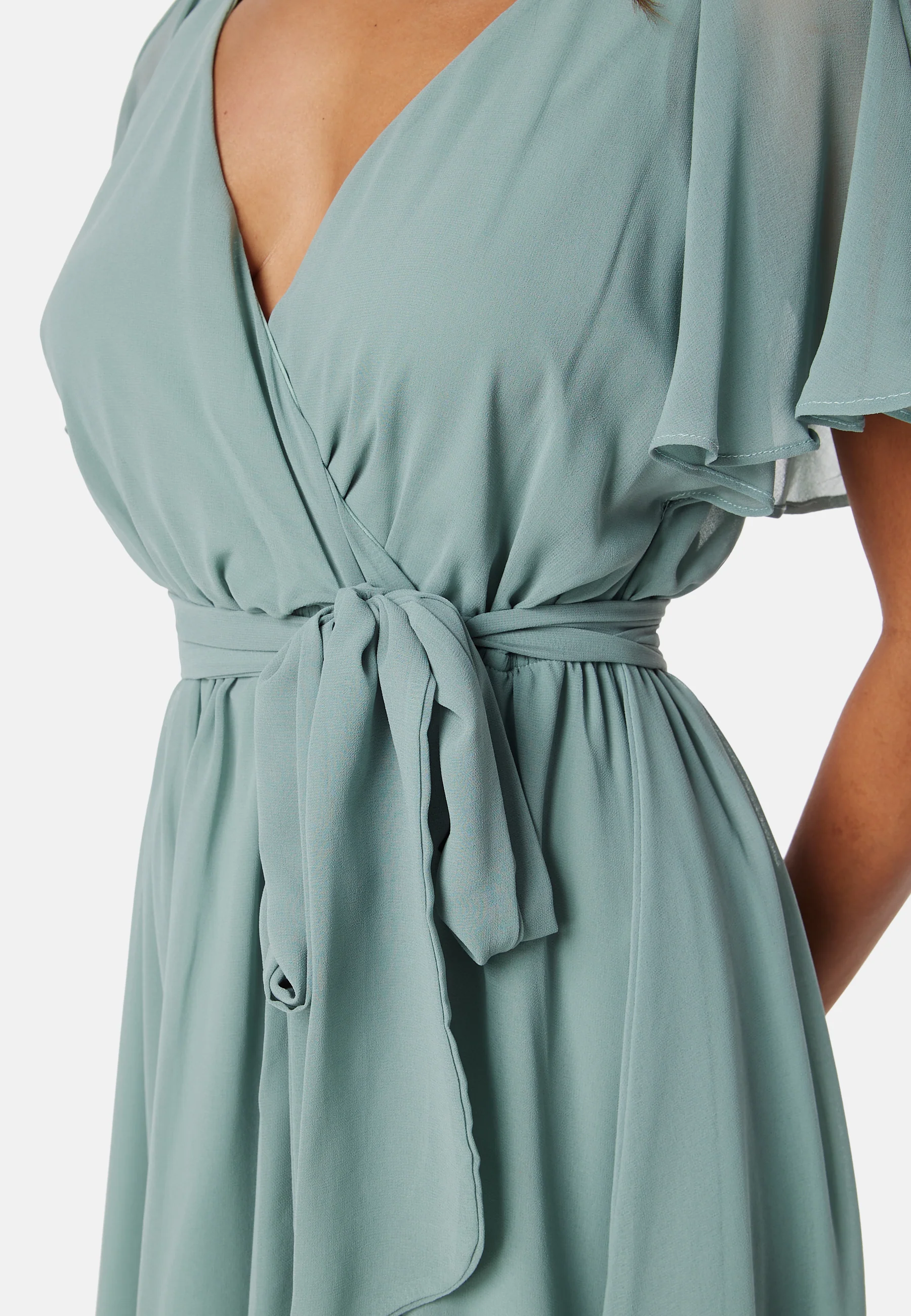 Flutter Chiffon Midi Dress - Image 3