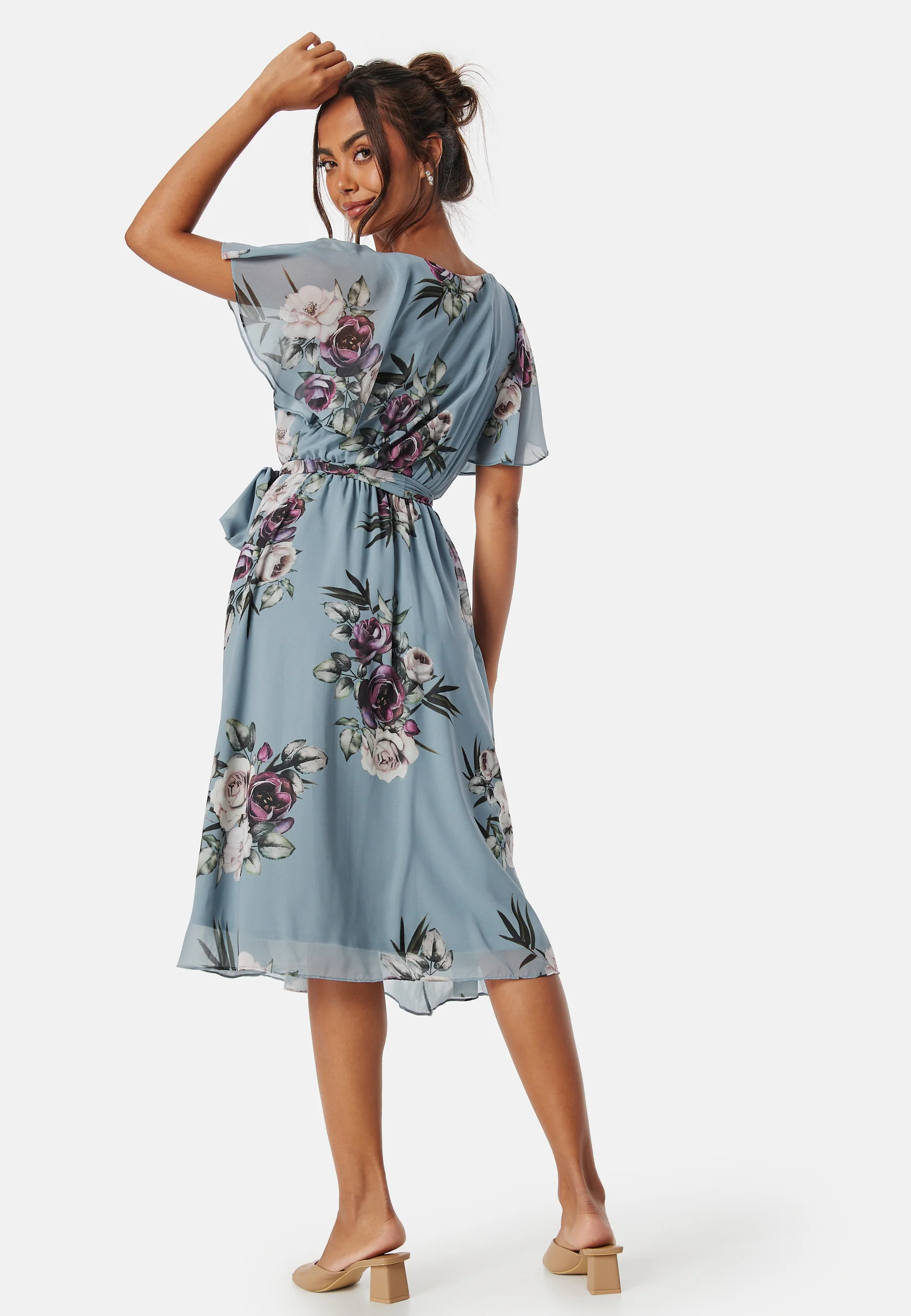 Flutter Floral Midi Dress - Image 2
