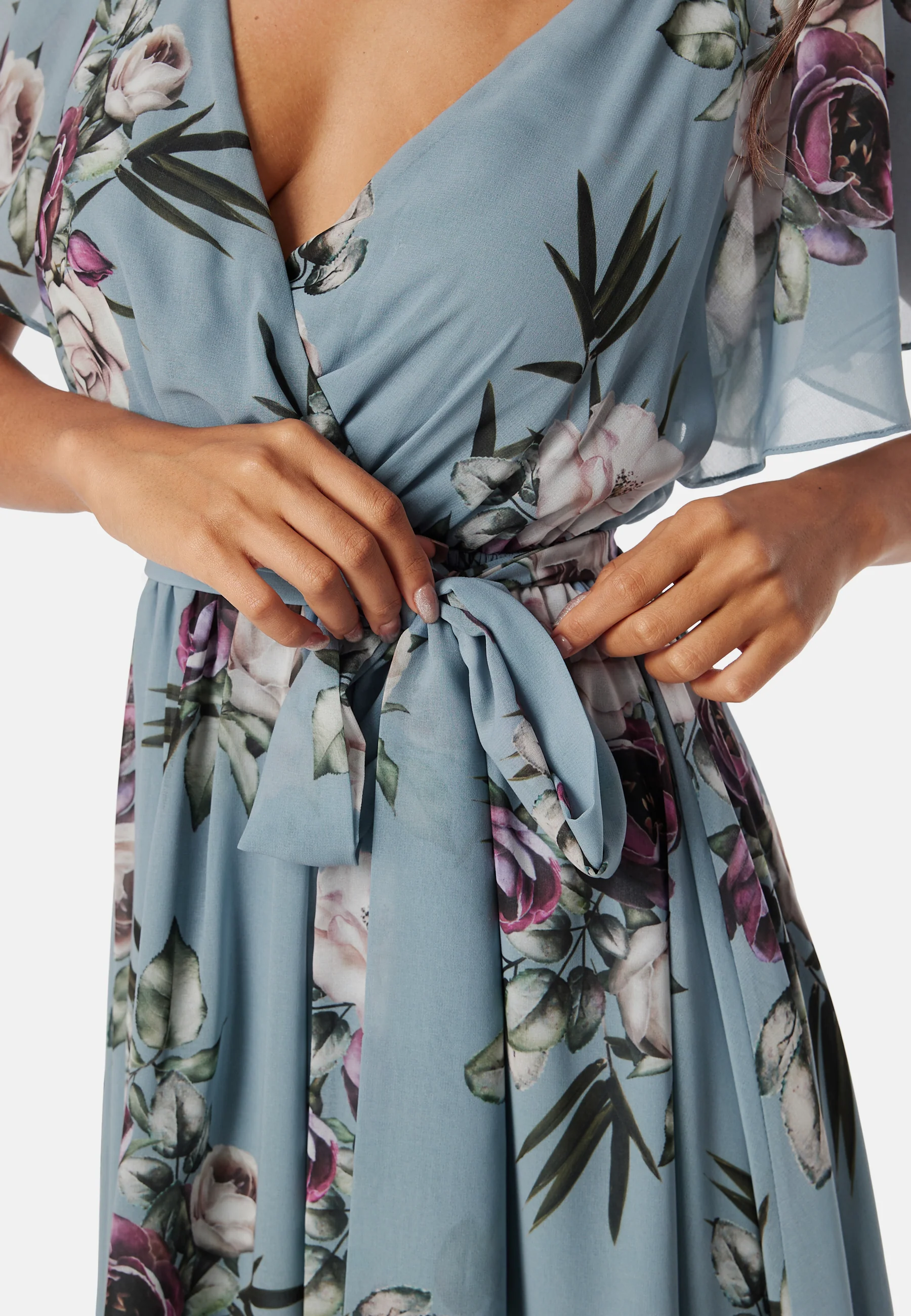 Flutter Floral Midi Dress - Image 3
