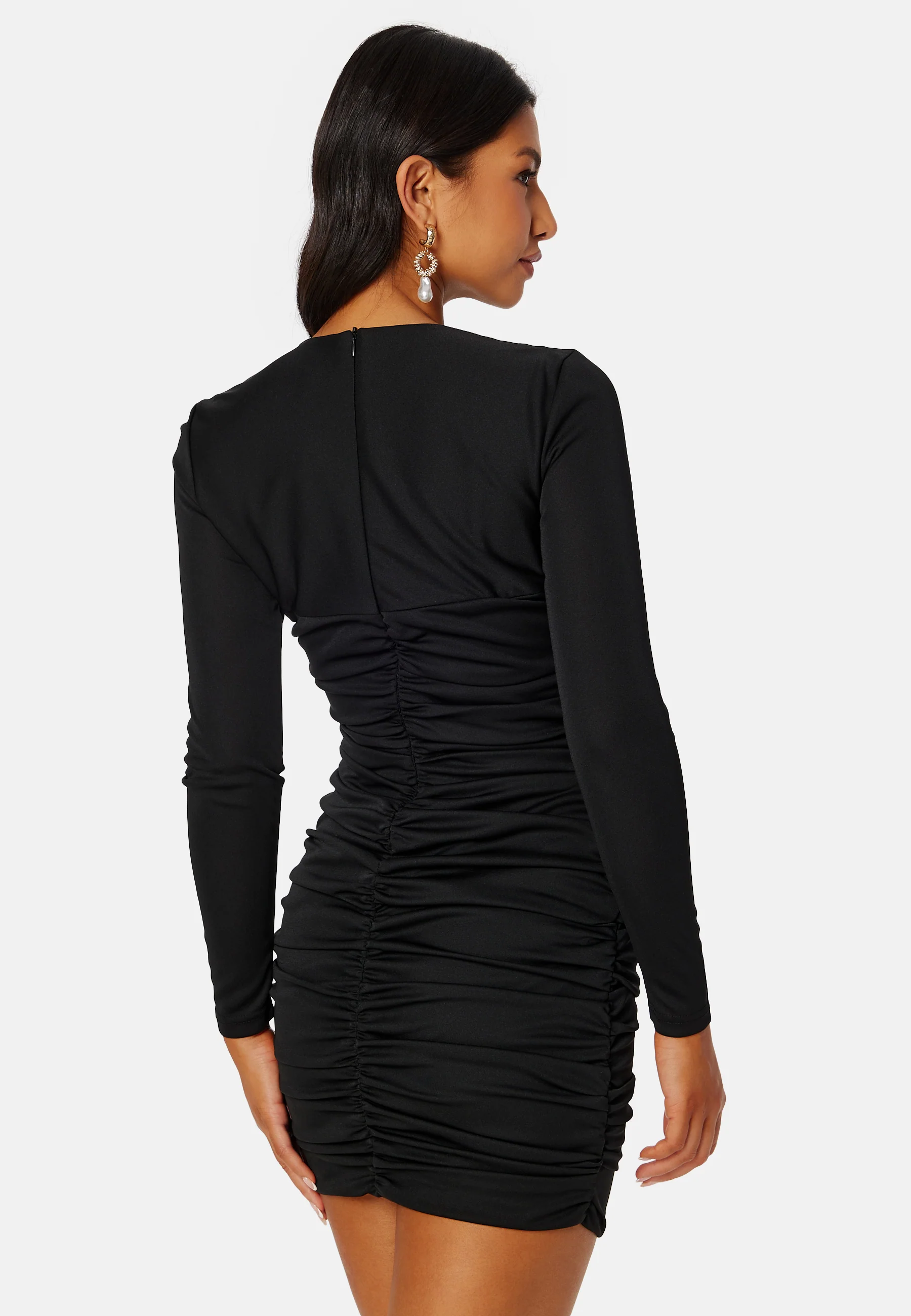 Fox L/S Ruching Dress - Image 3