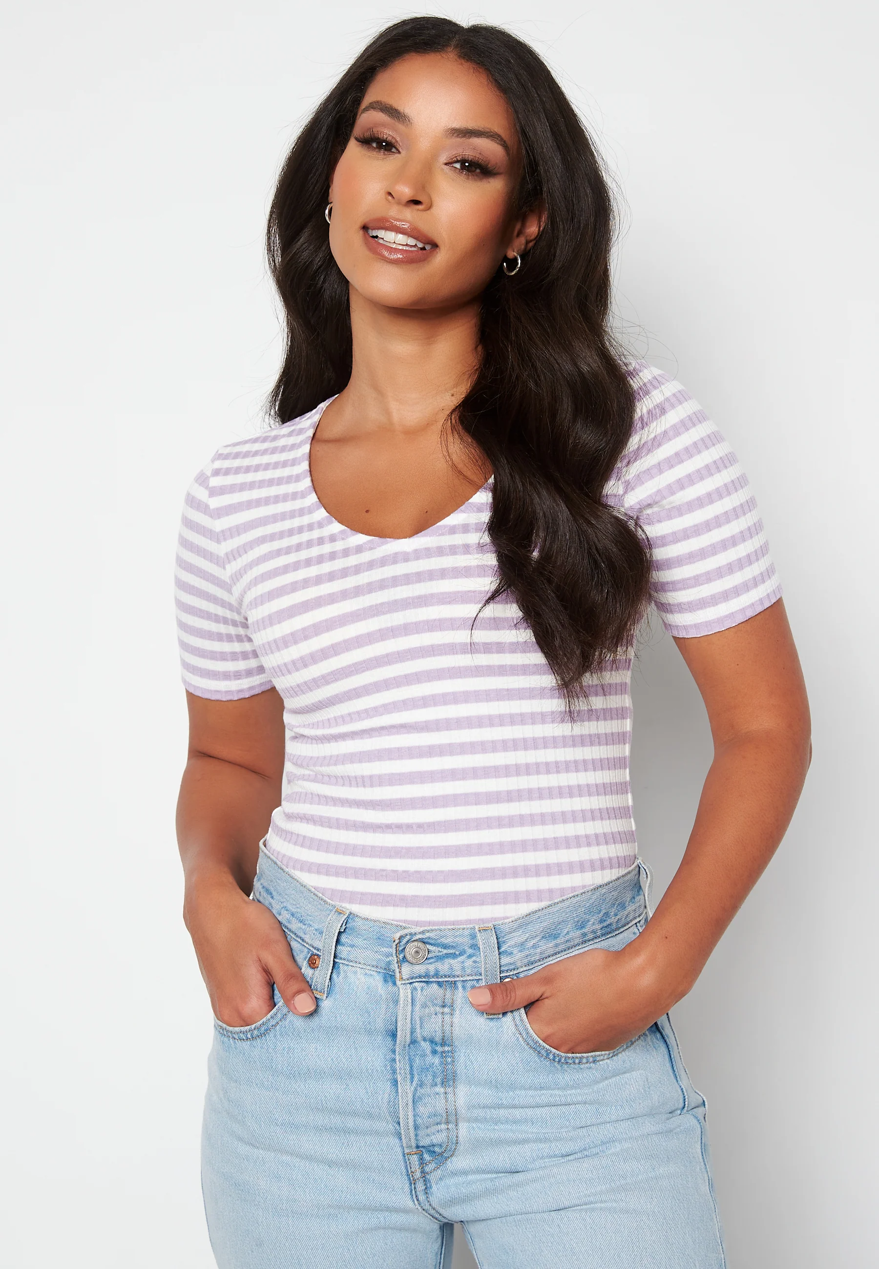 Fransiska S/S Stripe Top