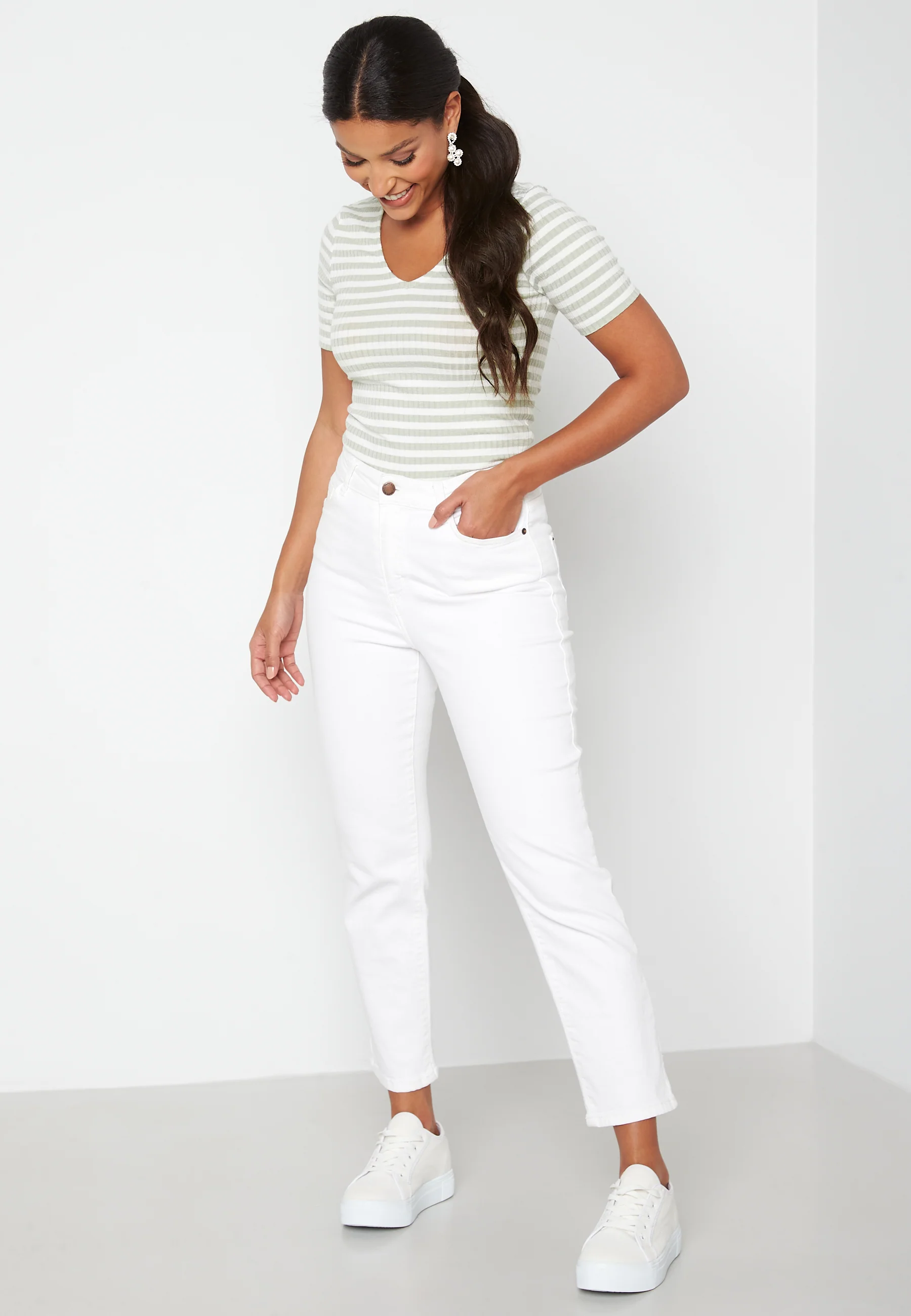 Fransiska S/S Stripe Top - Image 2