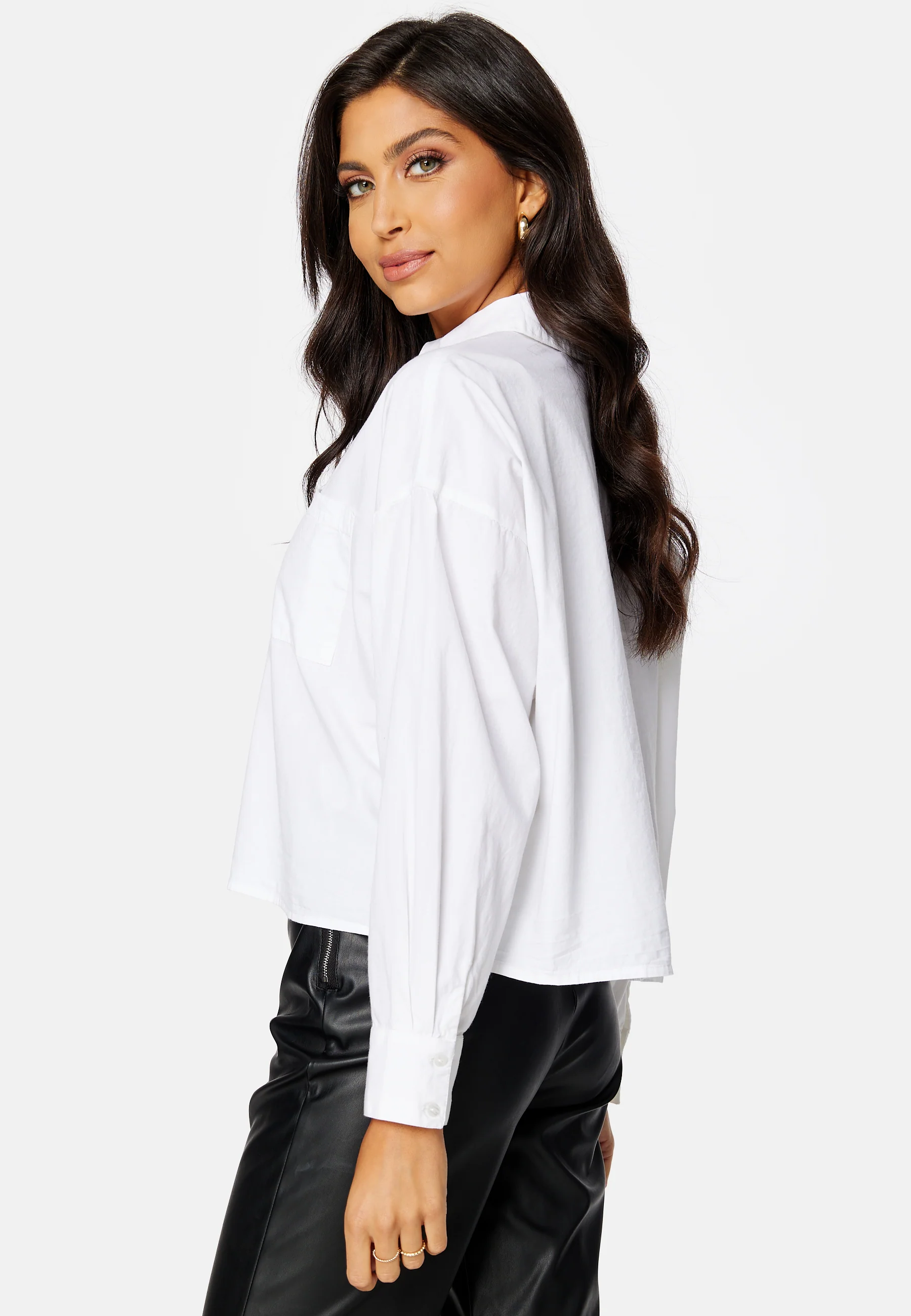 Freka LS Cropped Shirt - Image 3
