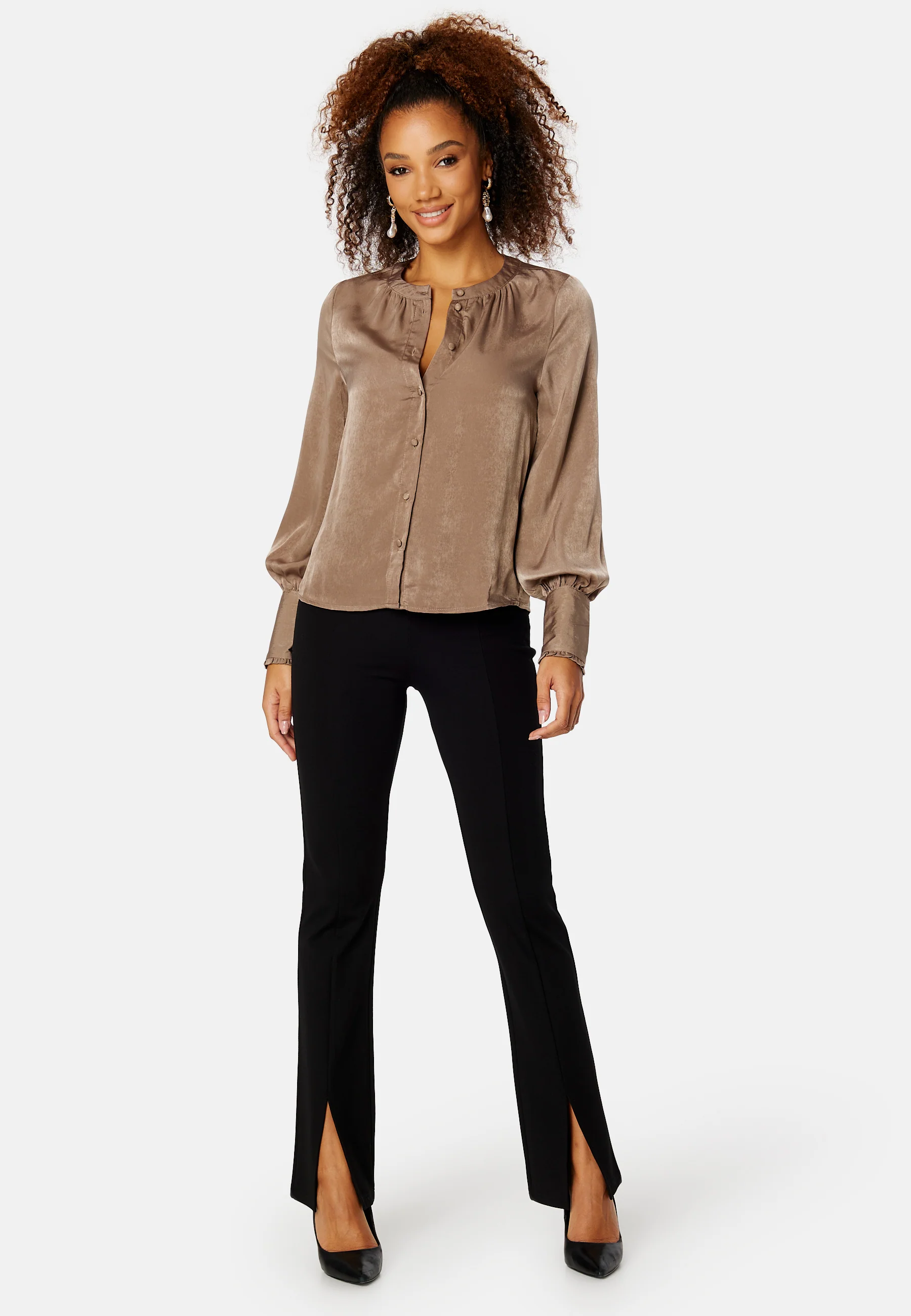 Friday L/S Button Down Top - Image 2