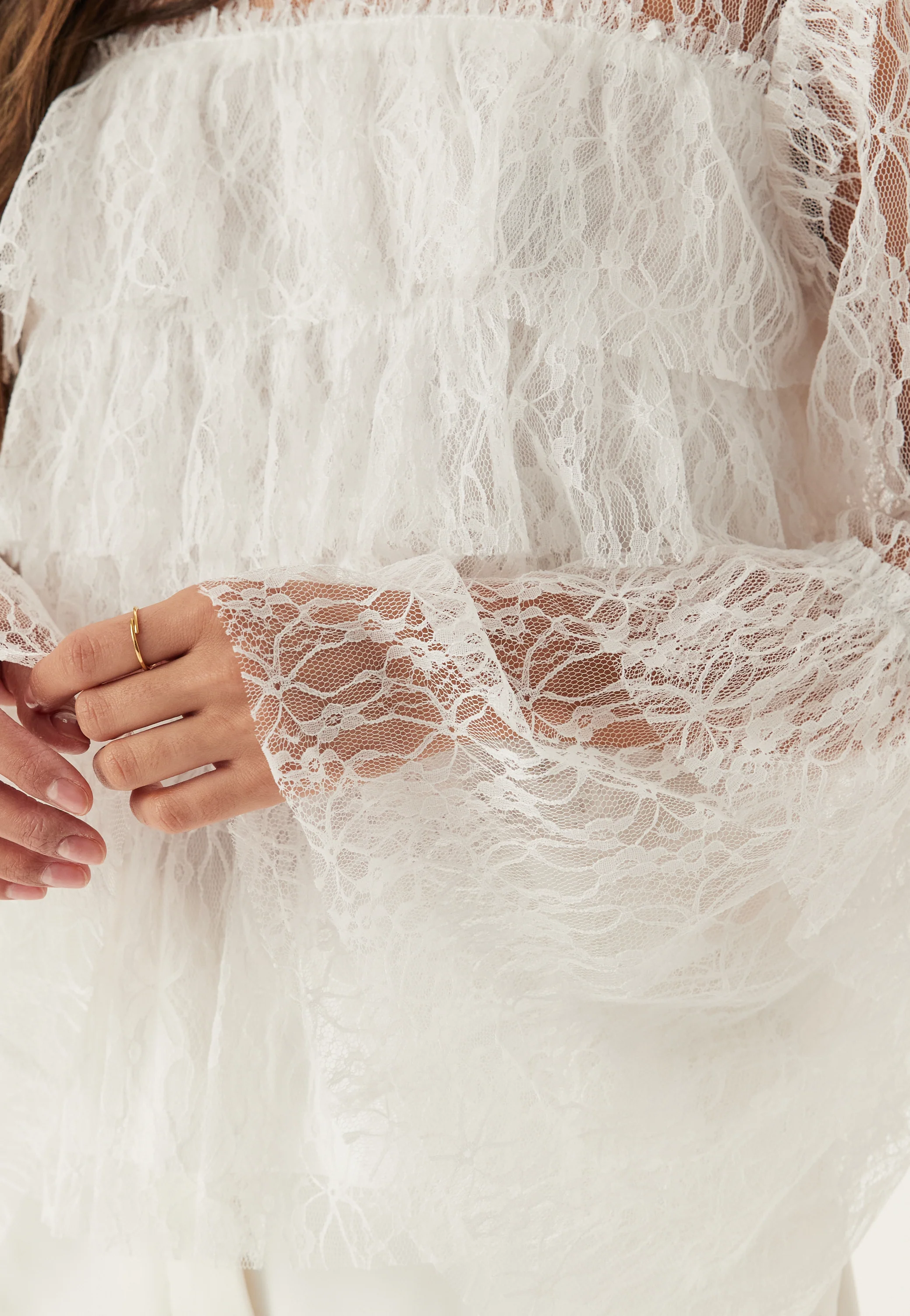 Frill Lace Blouse - Image 4