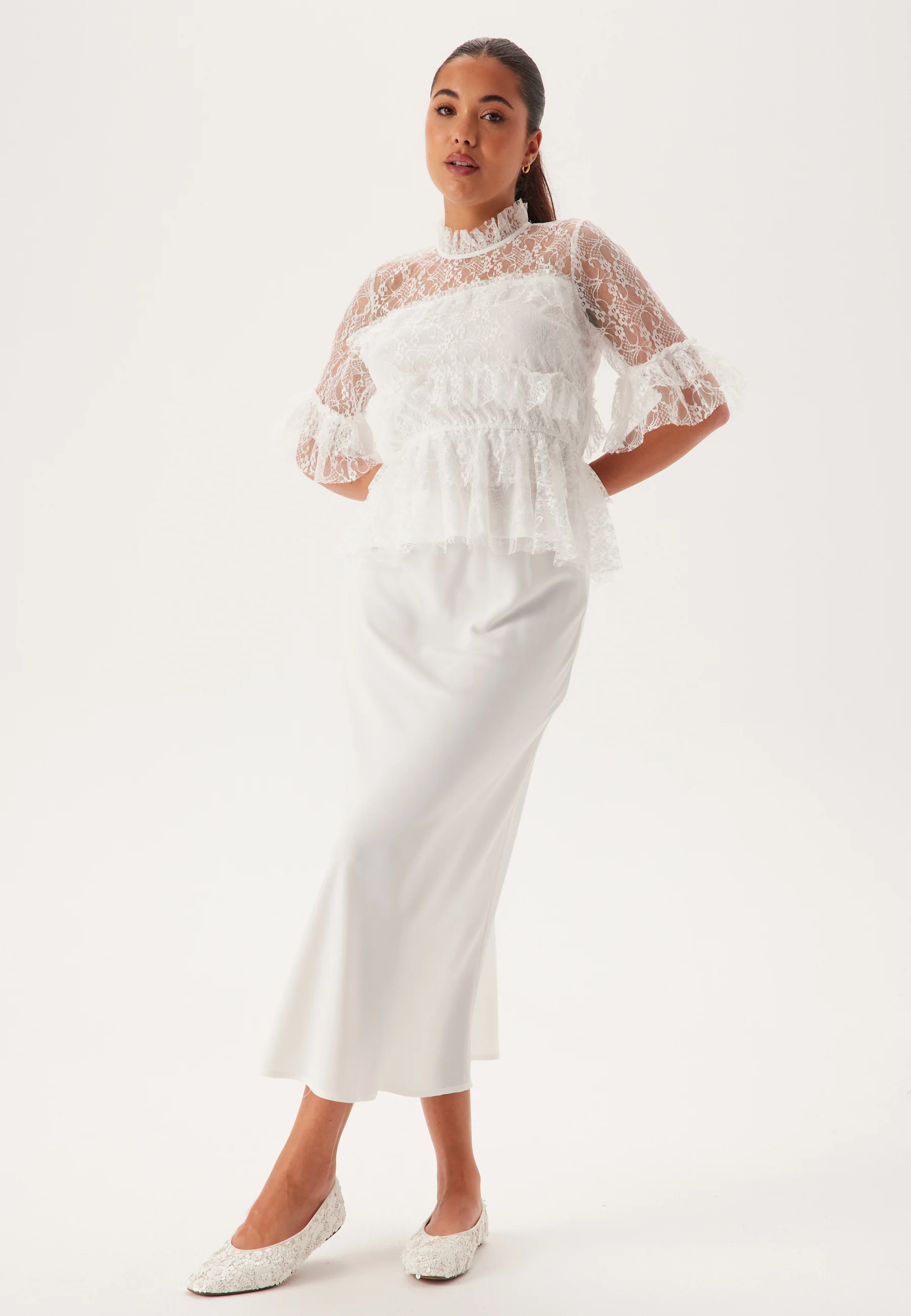 Frill Lace Blouse - Image 3