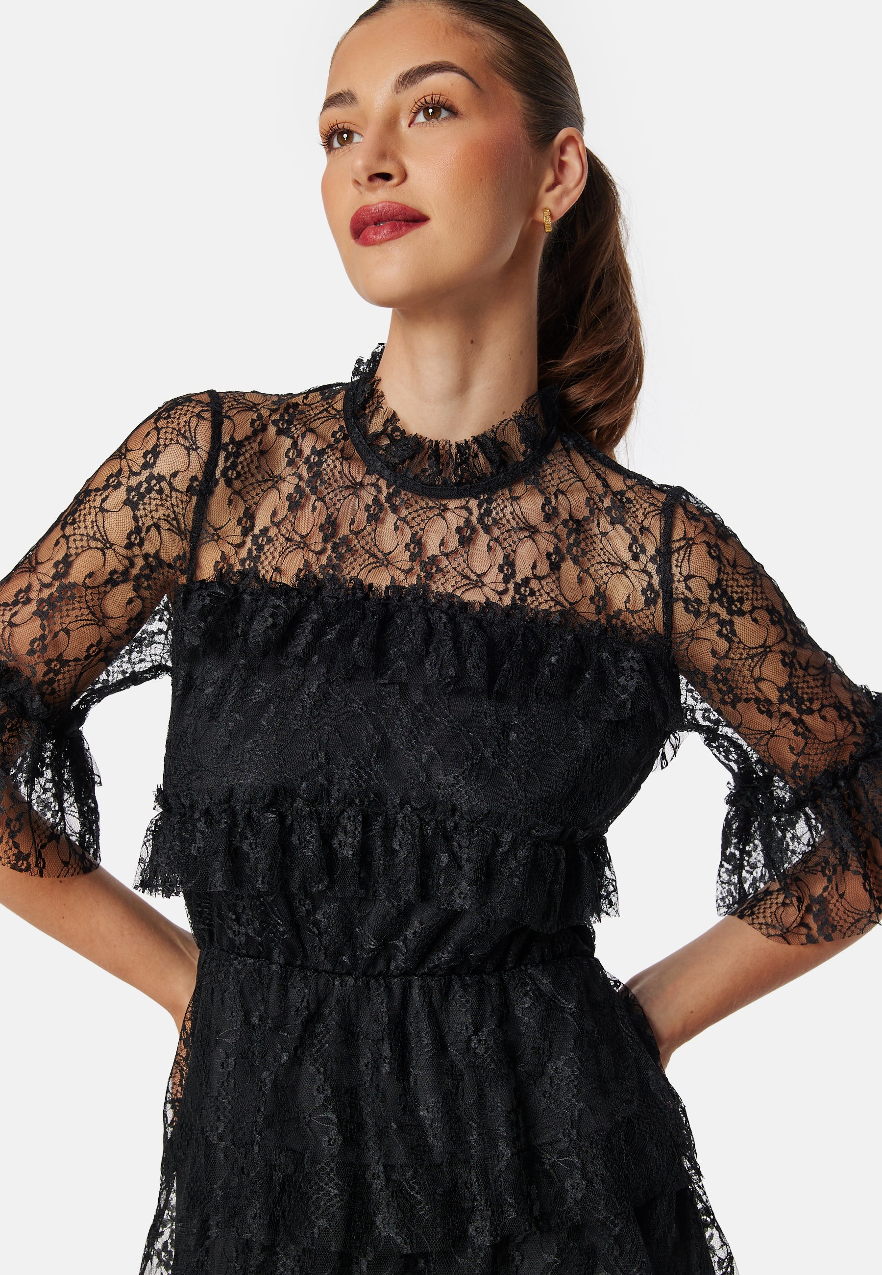 Frill Lace Dress - Image 5
