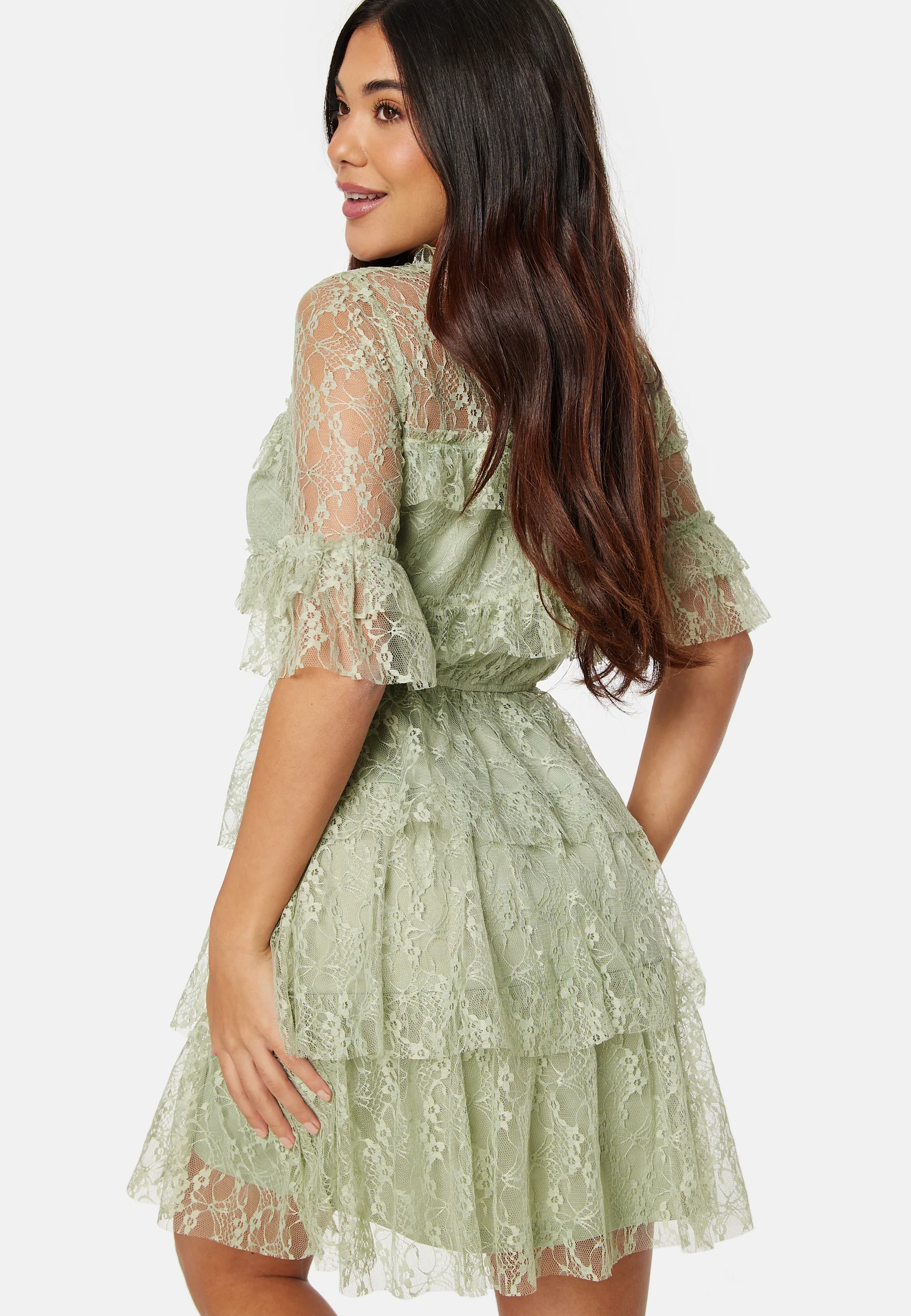 Frill Lace Dress - Image 4