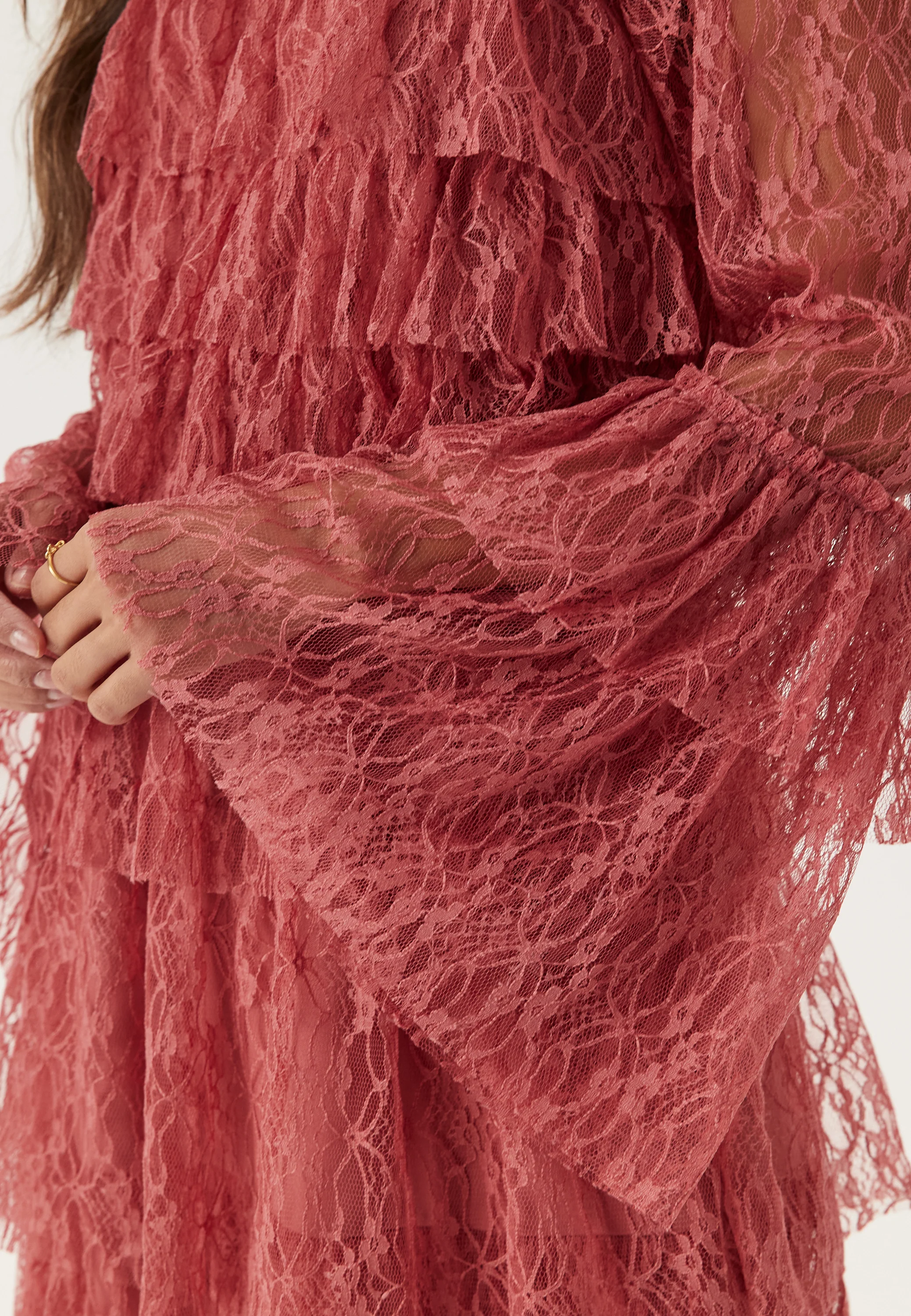 Frill Lace Dress - Image 4