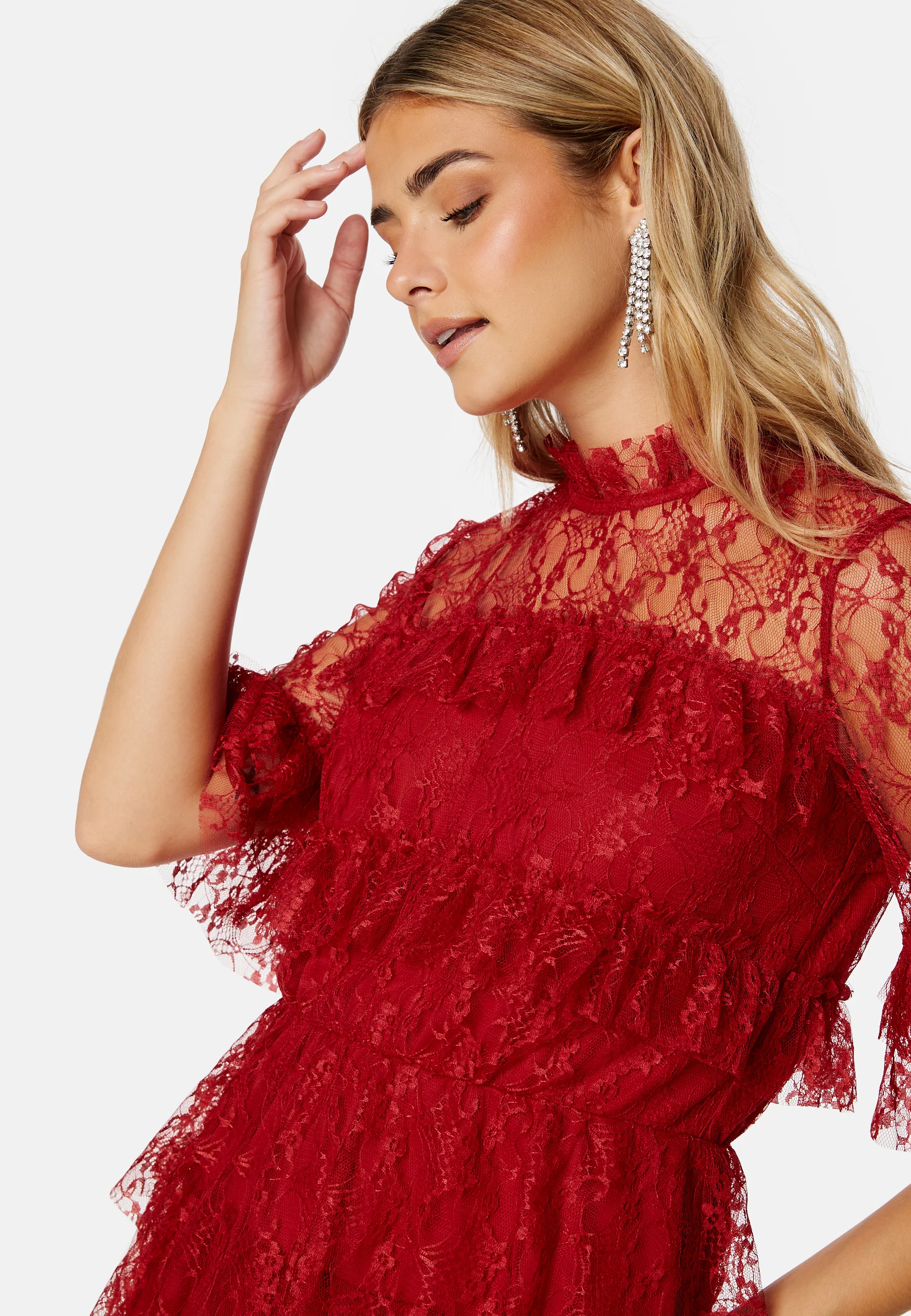 Frill Lace Dress - Image 4