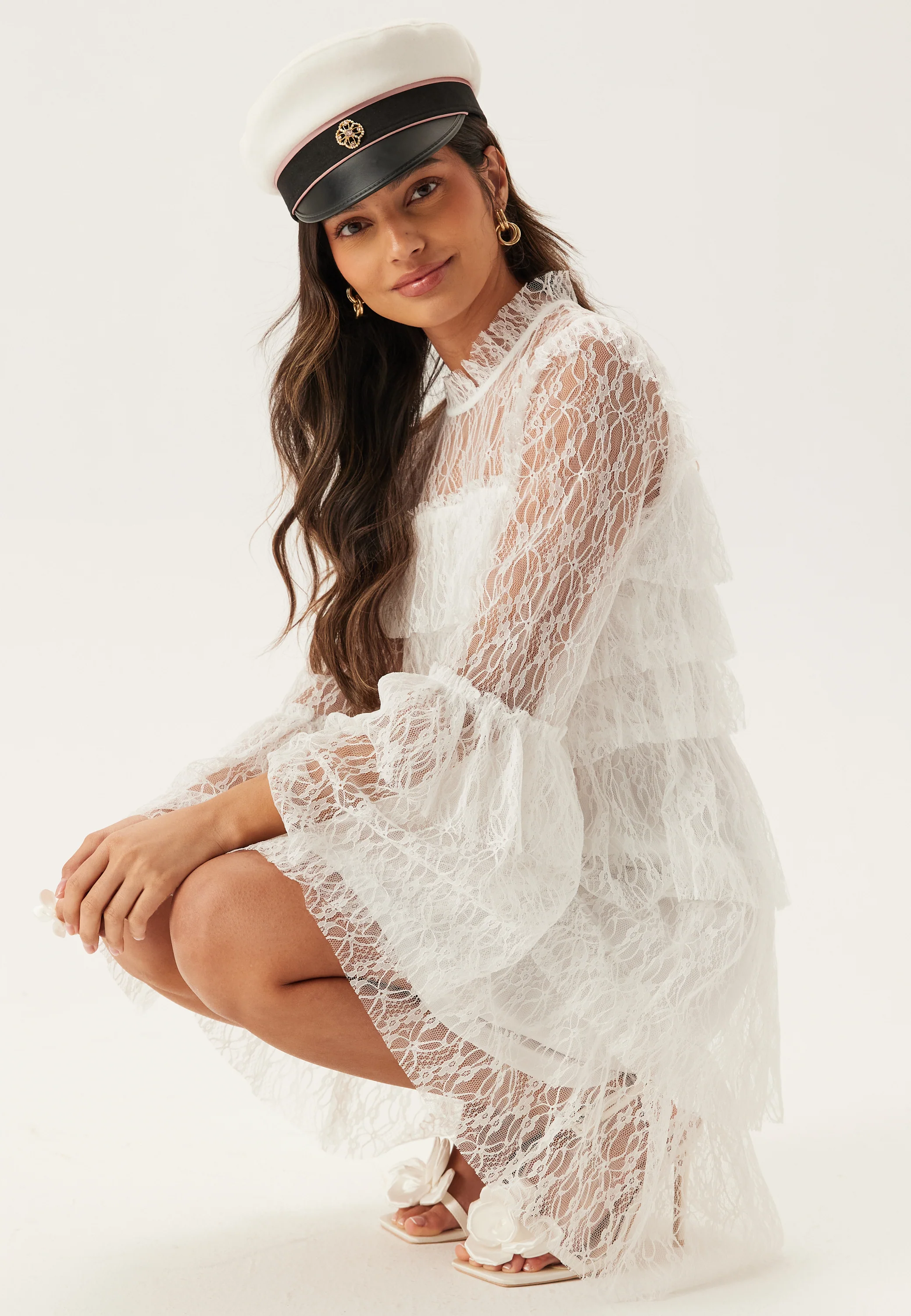 Frill Lace Dress - Image 2