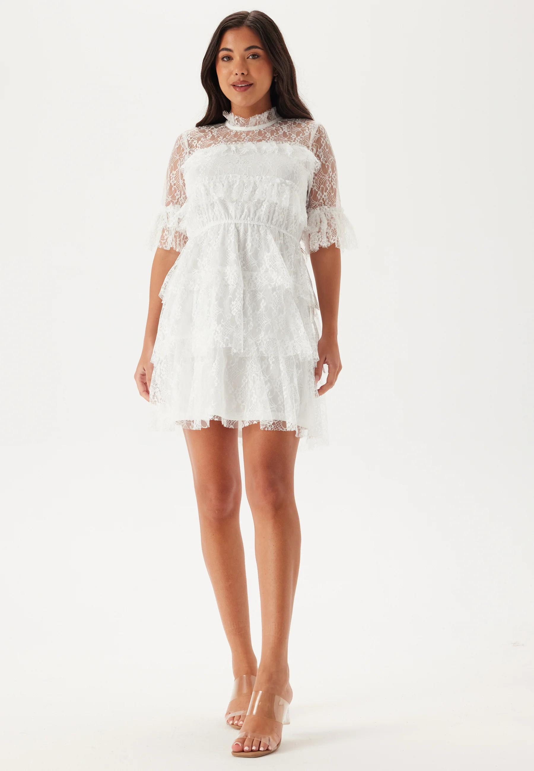 Frill Lace Dress - Image 4