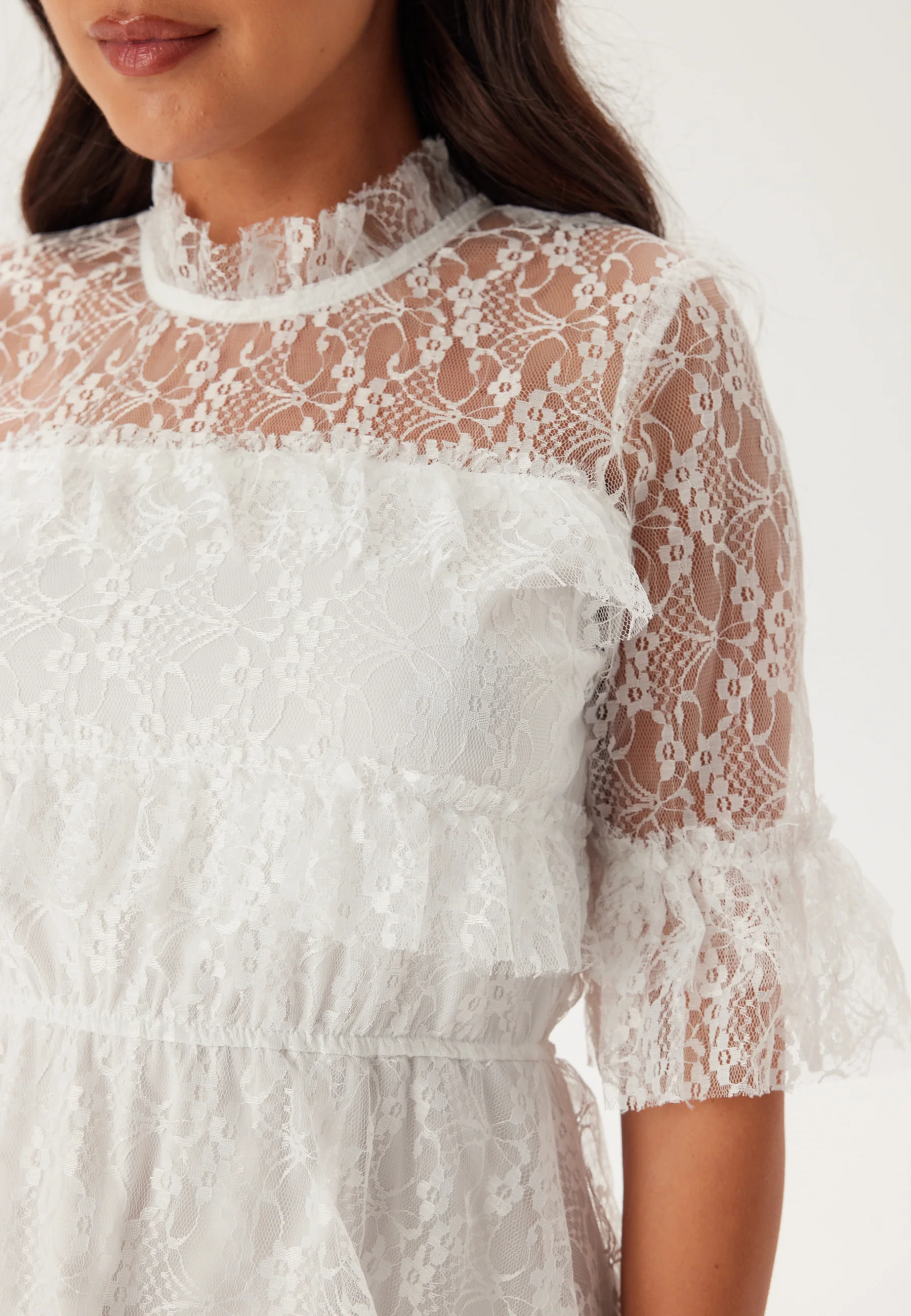 Frill Lace Dress - Image 5