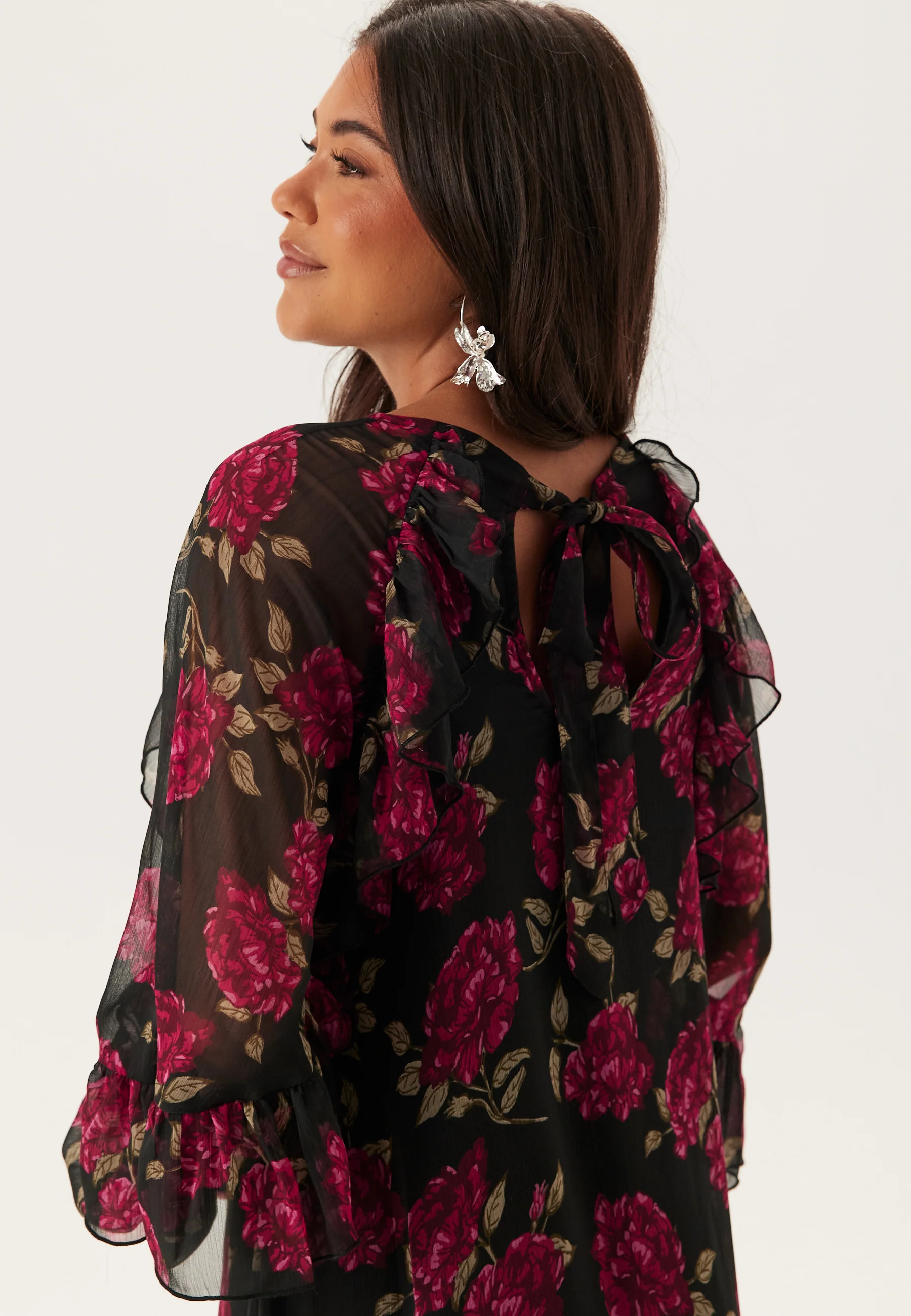 Frill Maxi Dress - Image 5