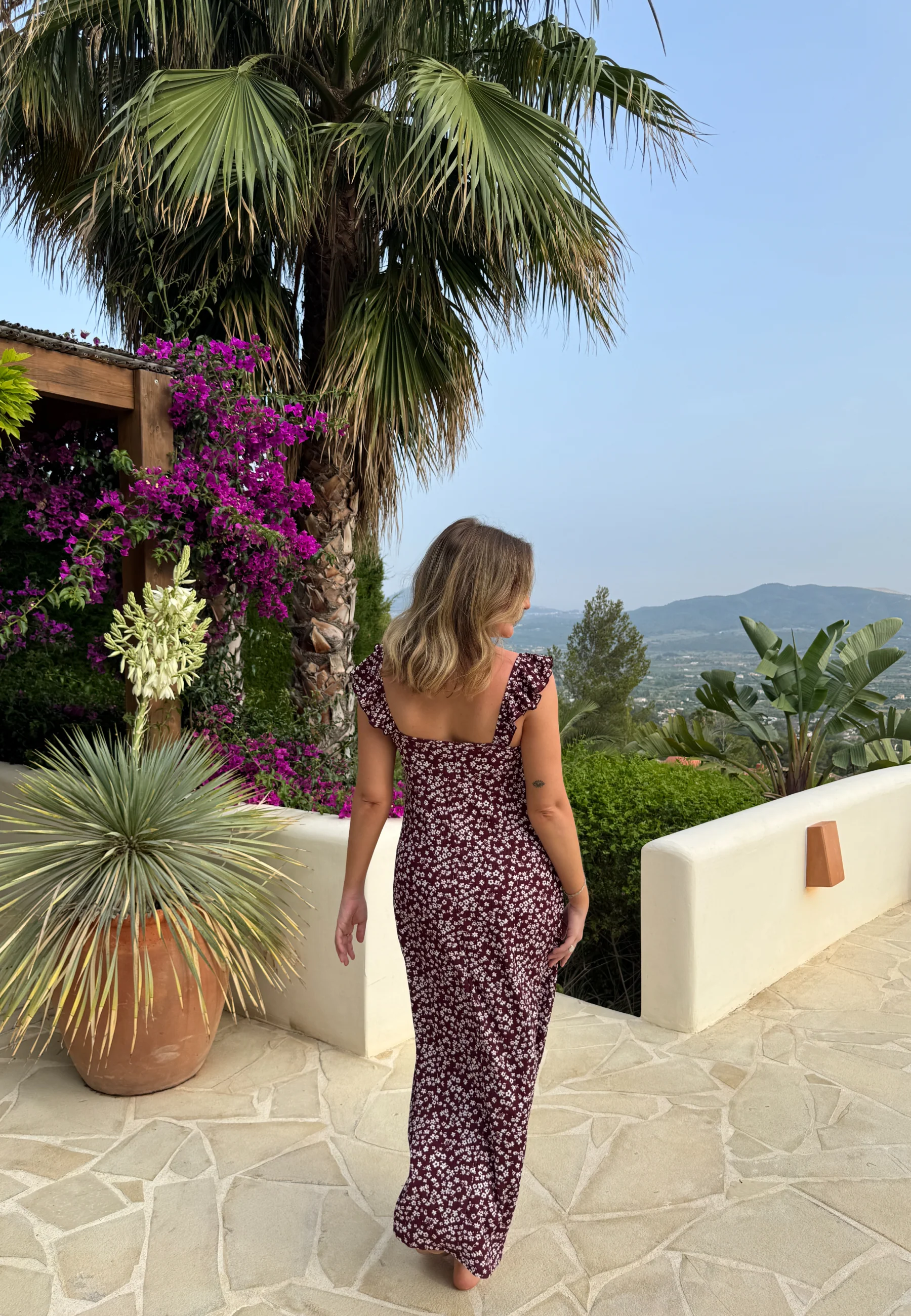Frill Maxi Dress - Image 4