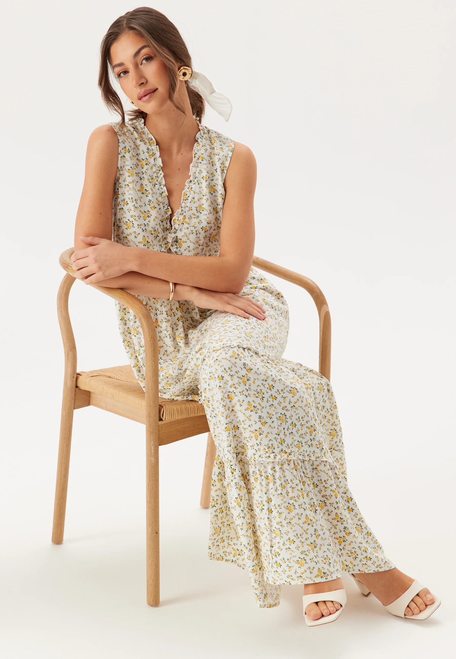 Frill Maxi Dress - Image 2