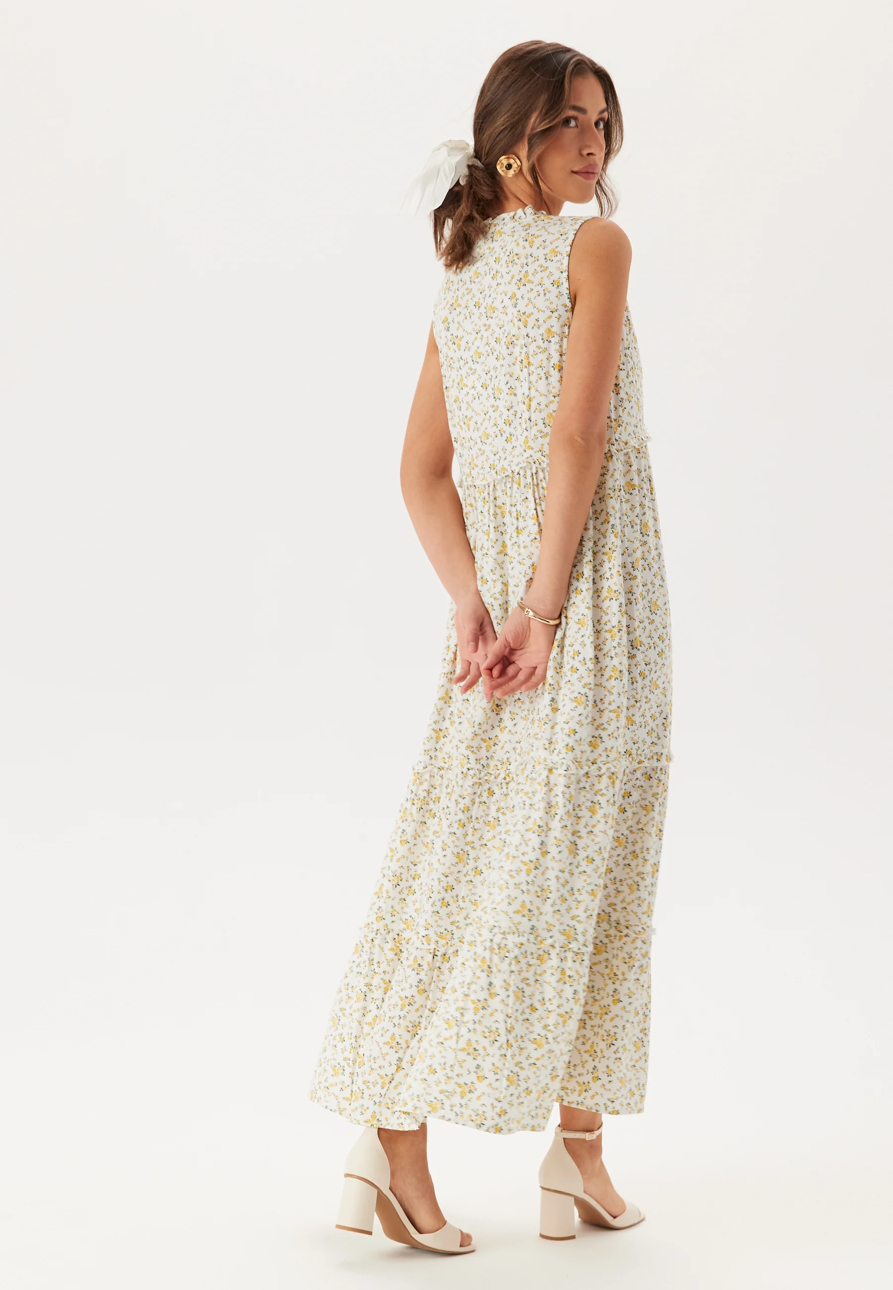 Frill Maxi Dress - Image 4
