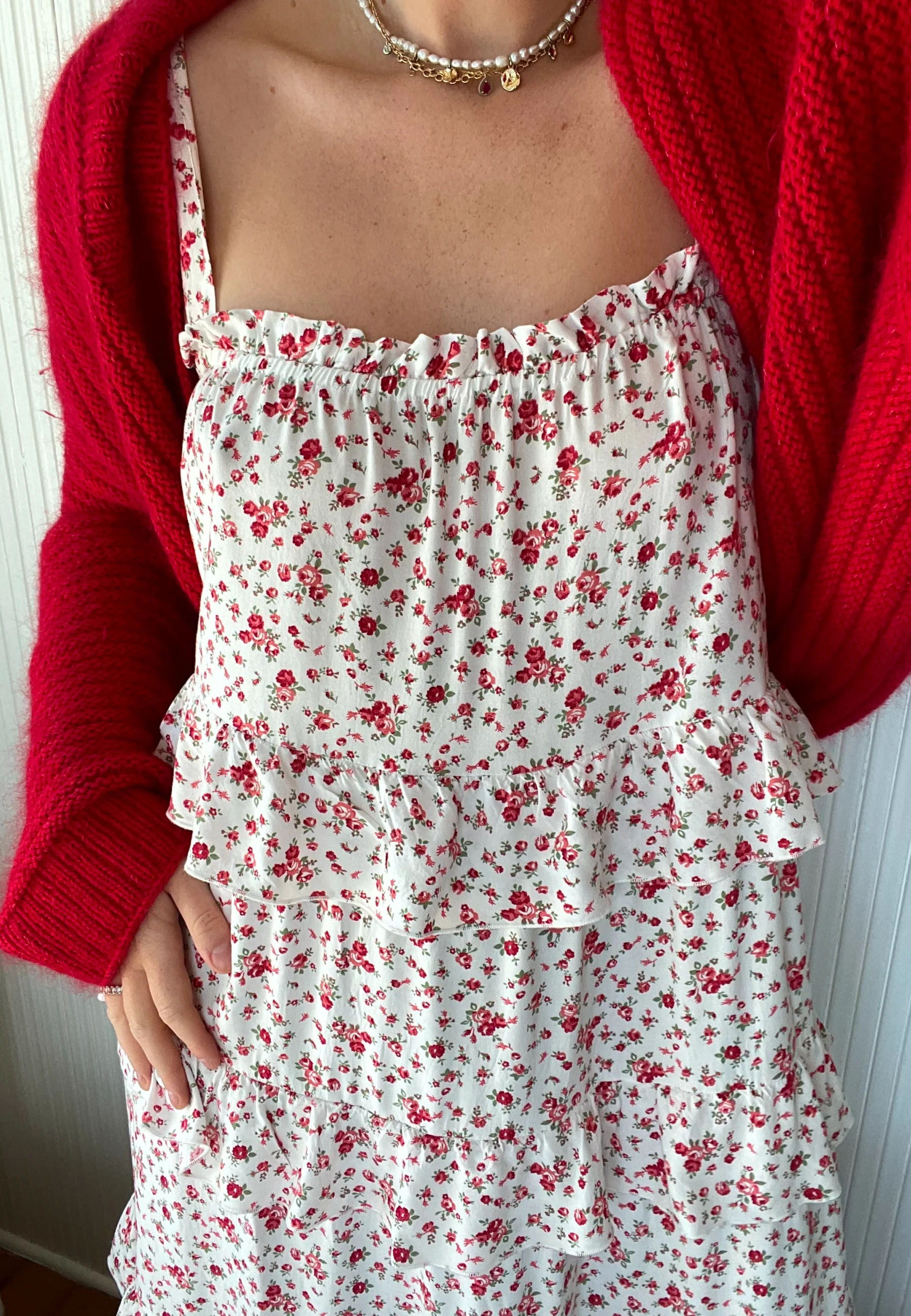 Frill Maxi Viscose Dress - Image 2