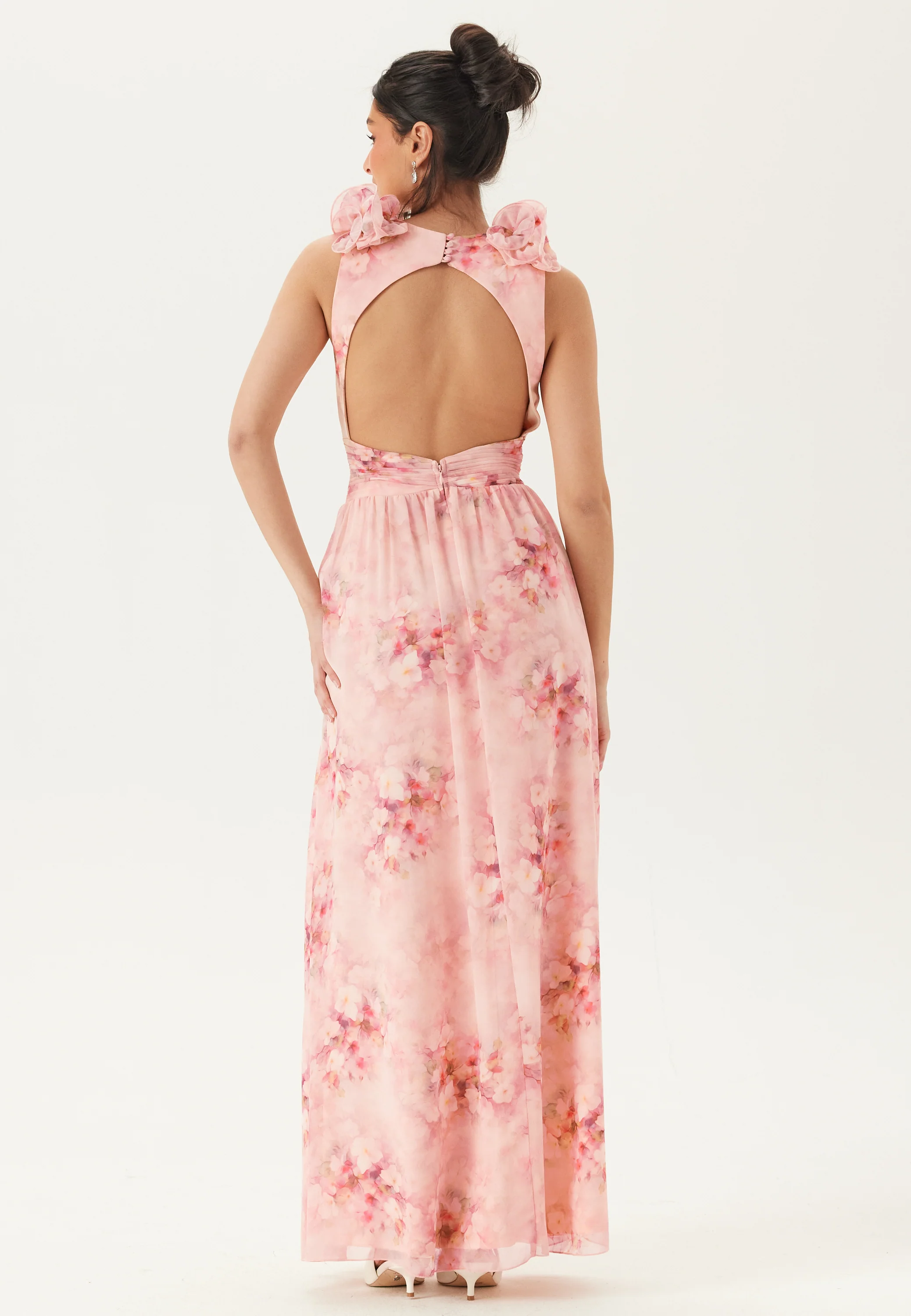Frill Ruffle Chiffon Gown - Image 4
