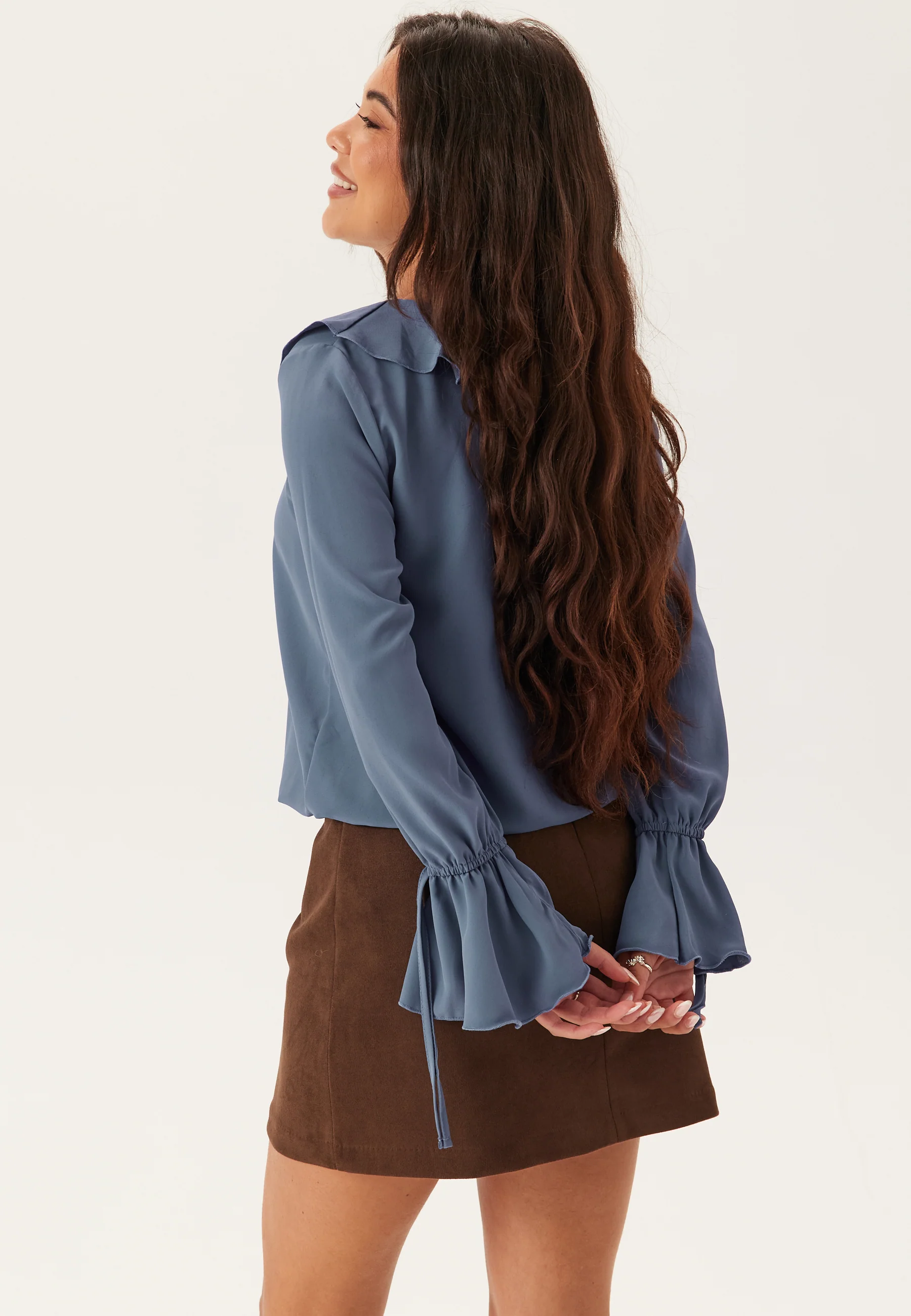 Frill Tie Blouse - Image 4