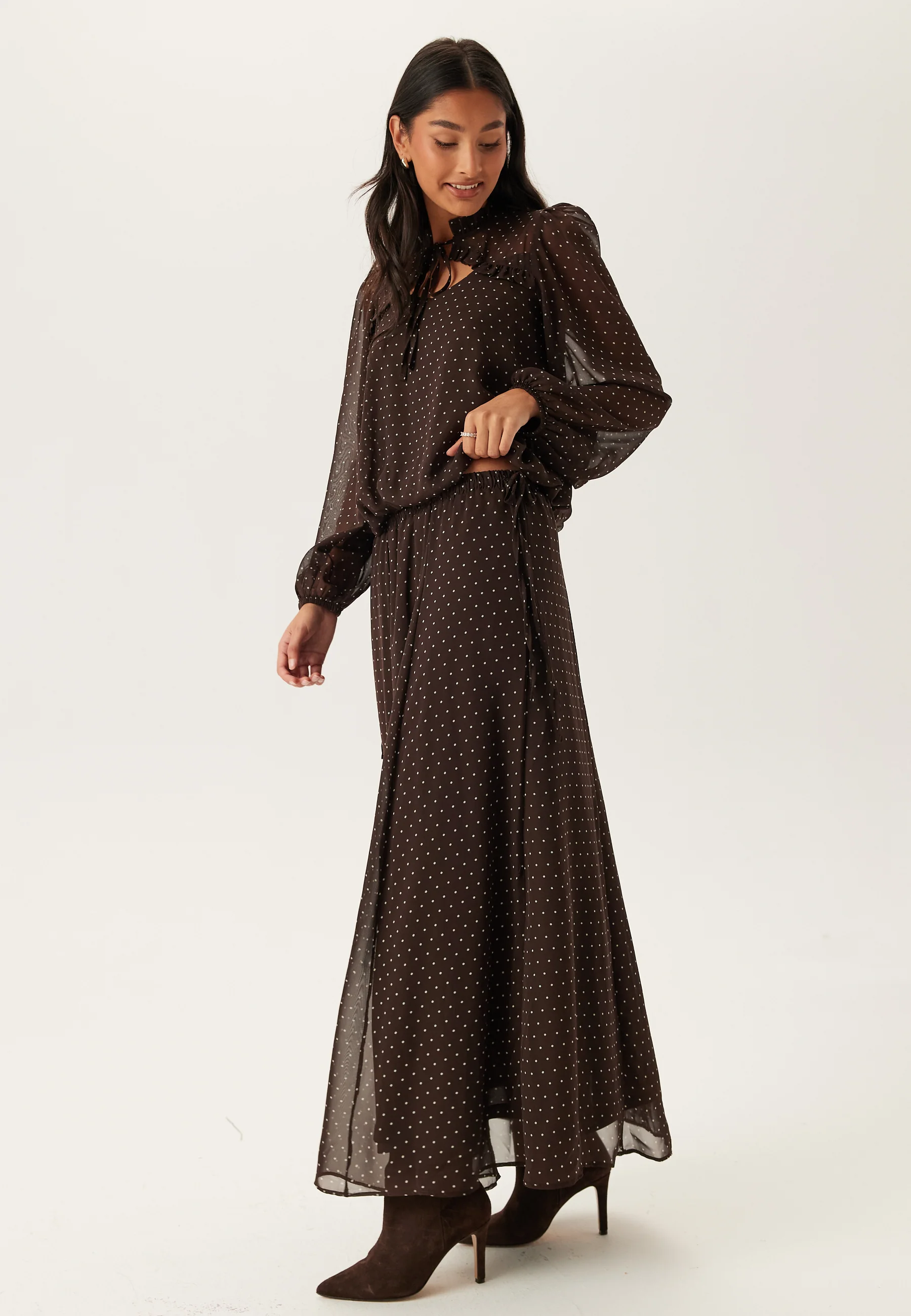 Frill Tie Blouse - Image 6