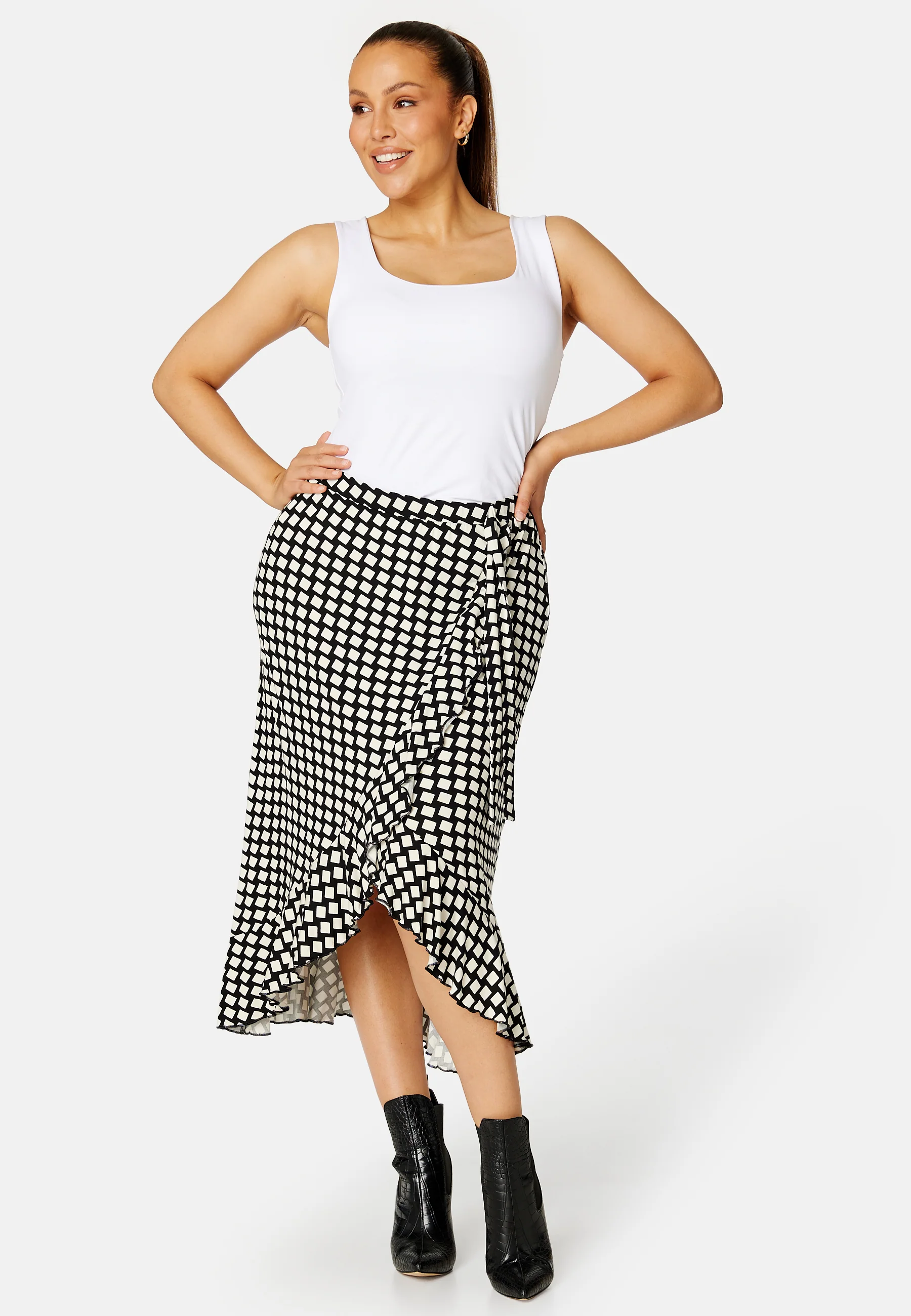 Frill Wrap Skirt - Image 6