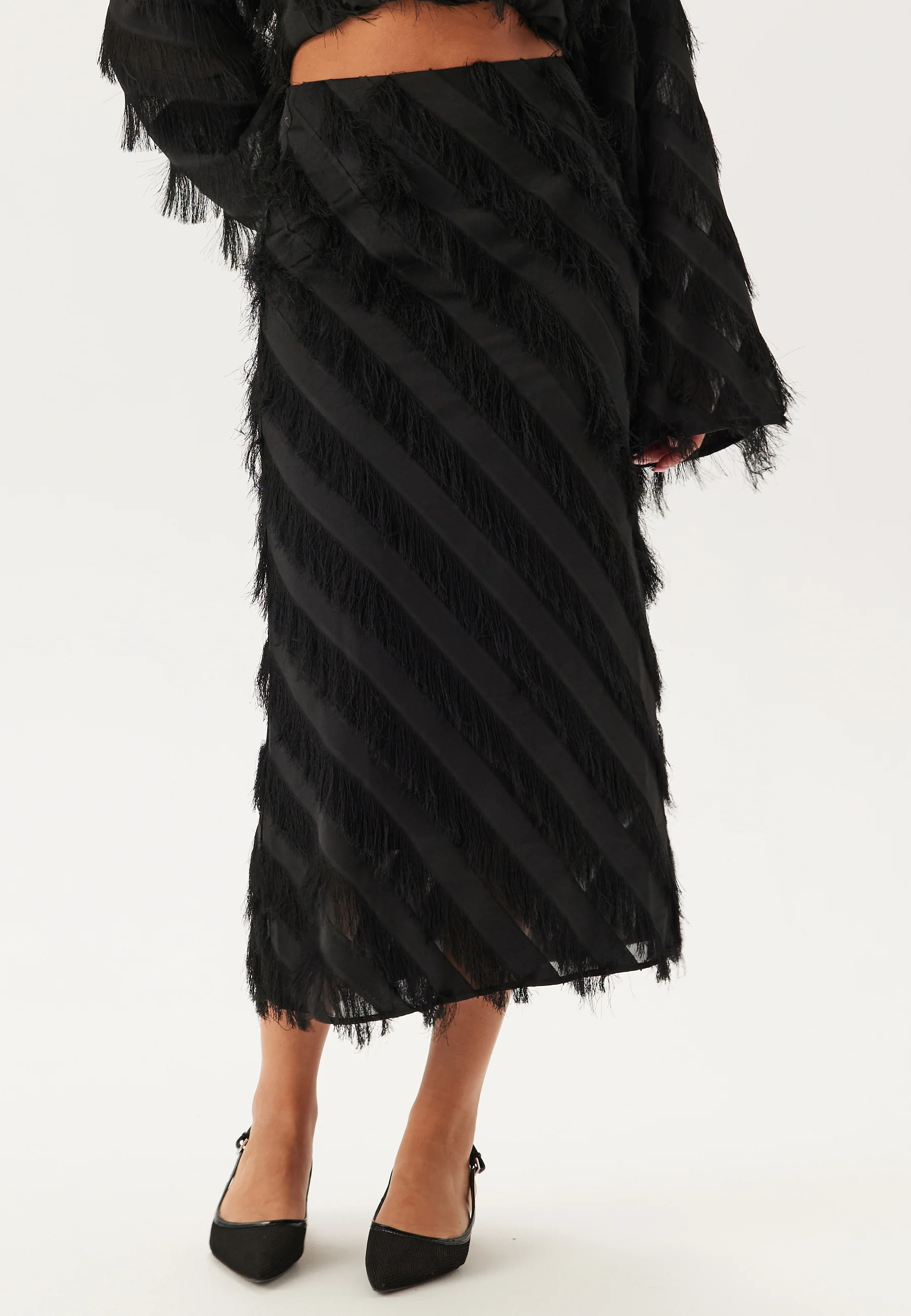 Fringe Midi Skirt - Image 2