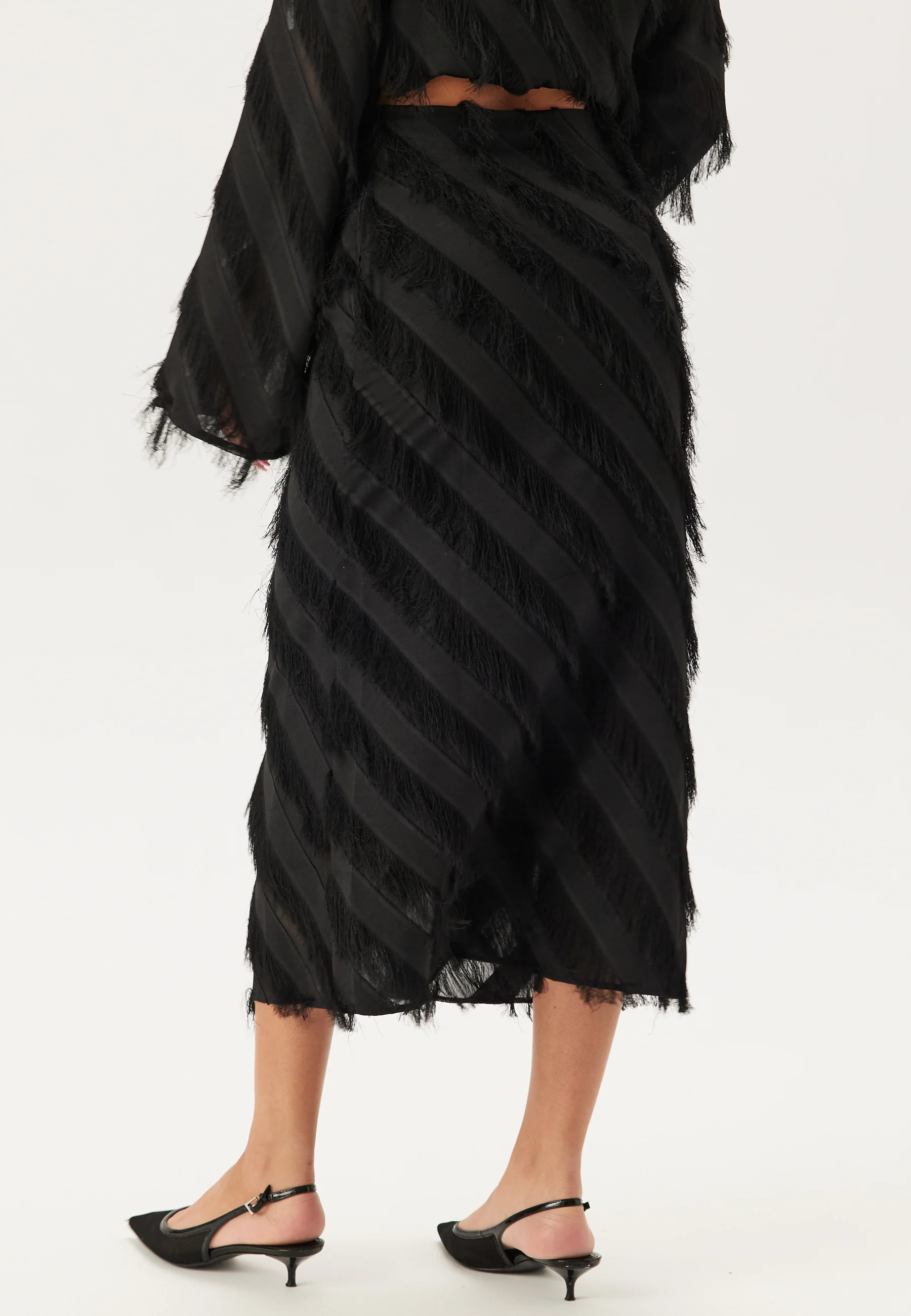 Fringe Midi Skirt - Image 3