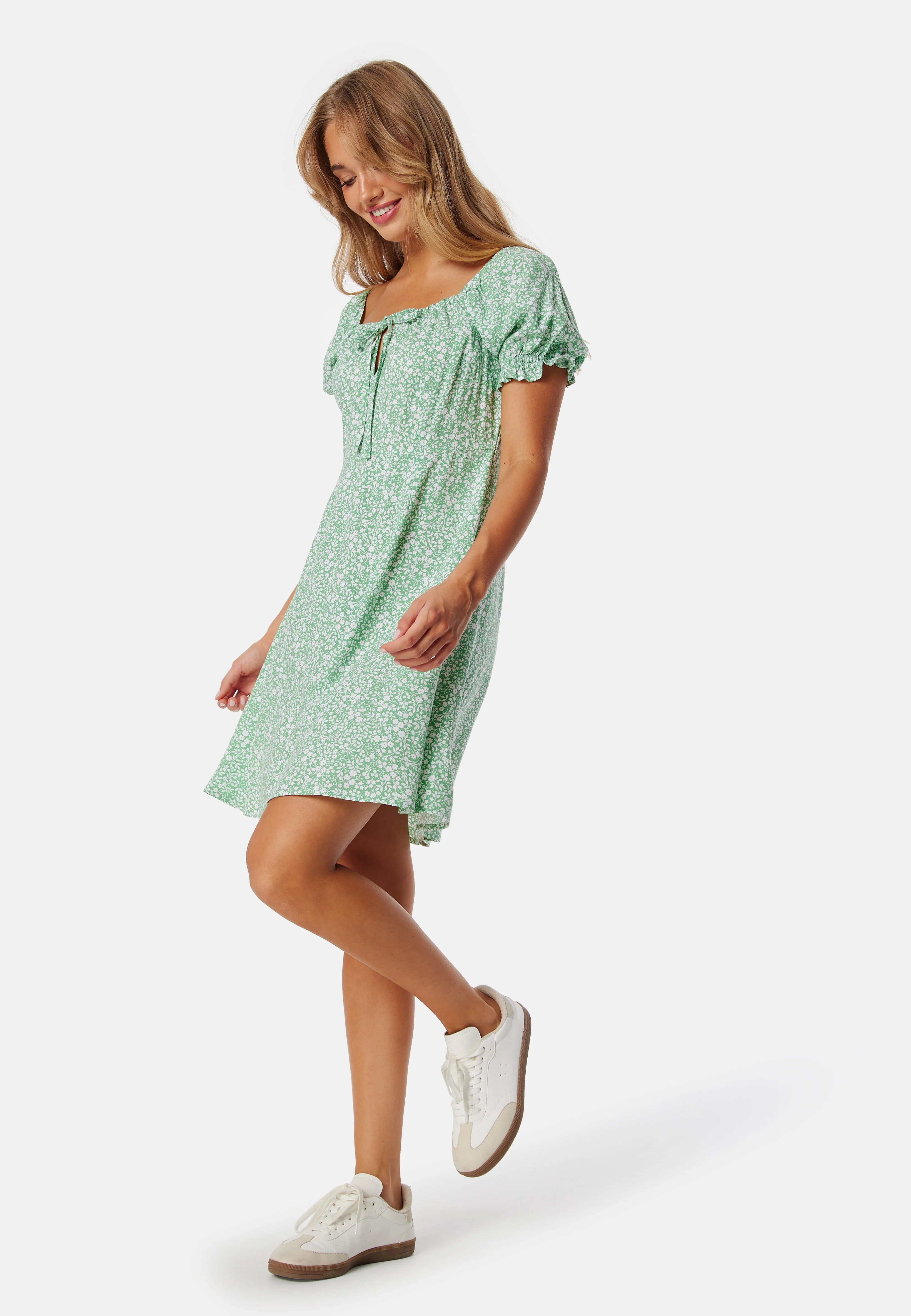 Front Tie Short Dress - Image 4