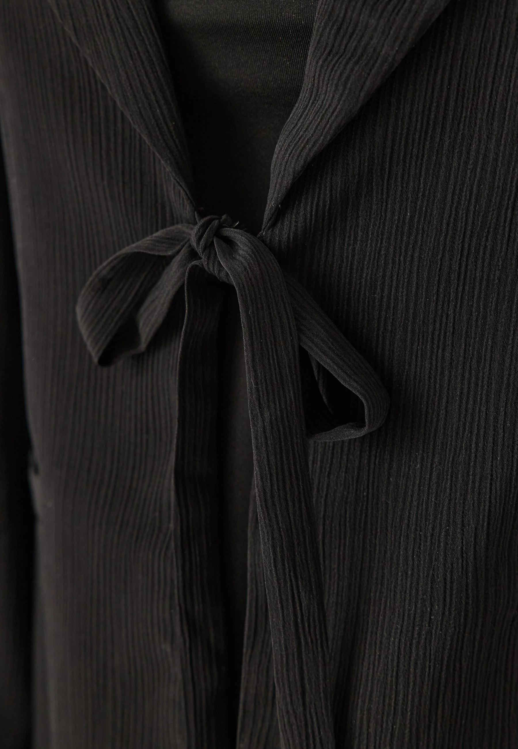 Front Tie Structured Blazer - Image 6