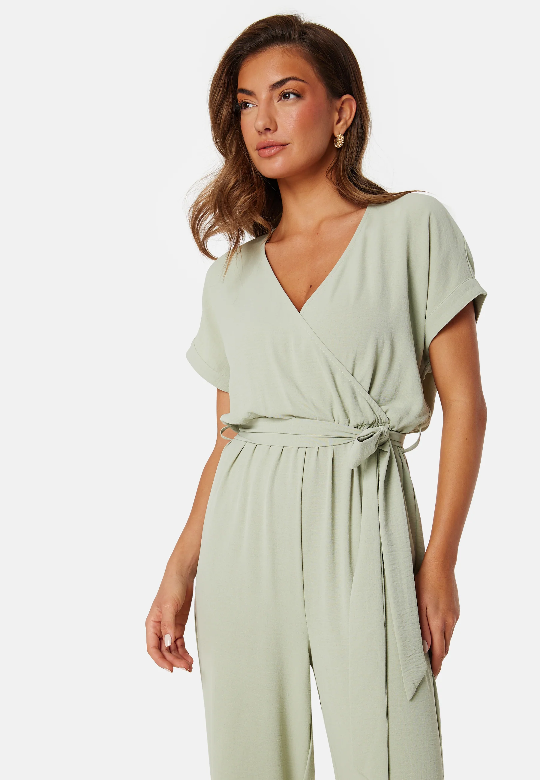 Front Wrap Jumpsuit - Image 2