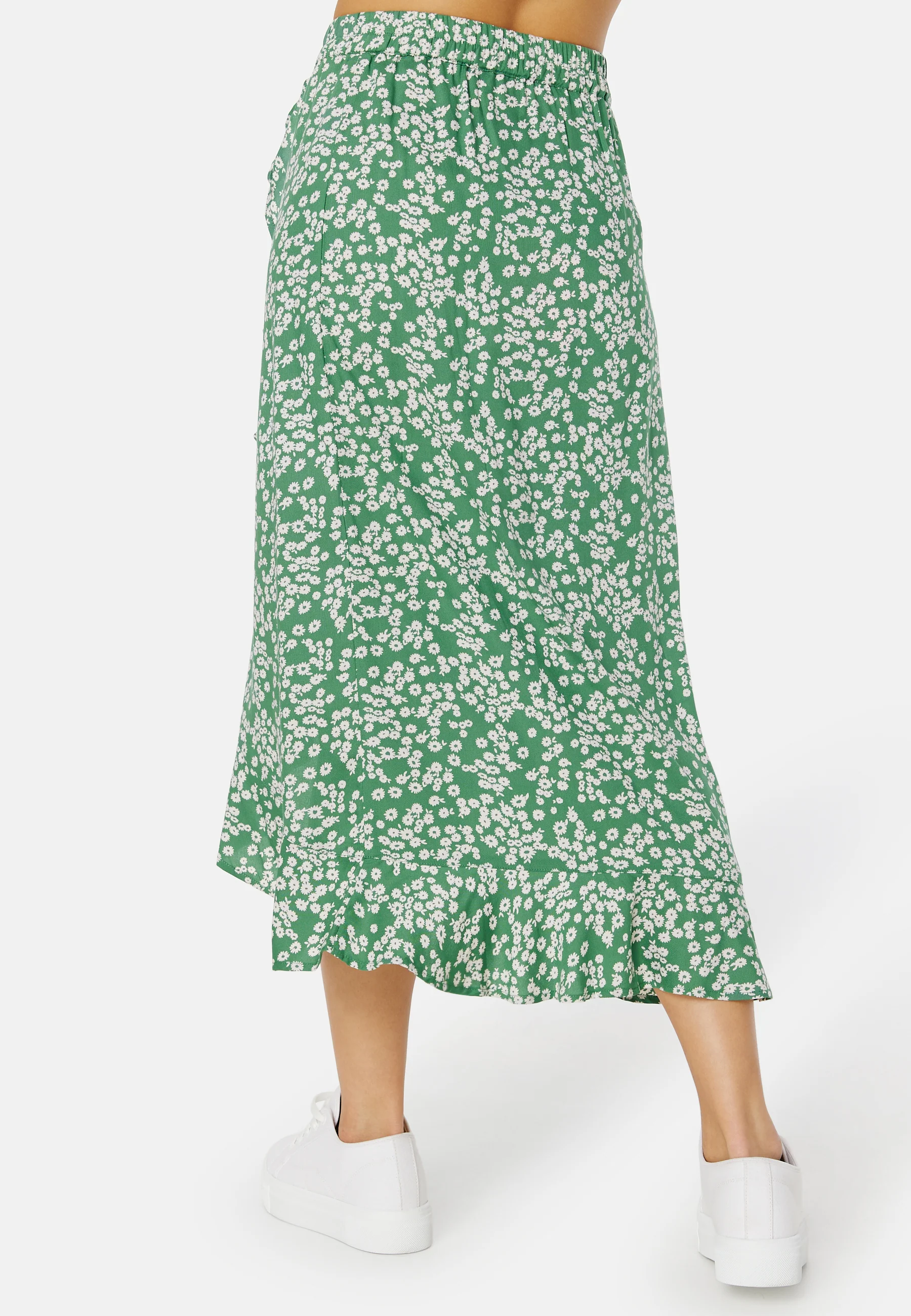 Front Wrap Viscose Skirt - Image 4