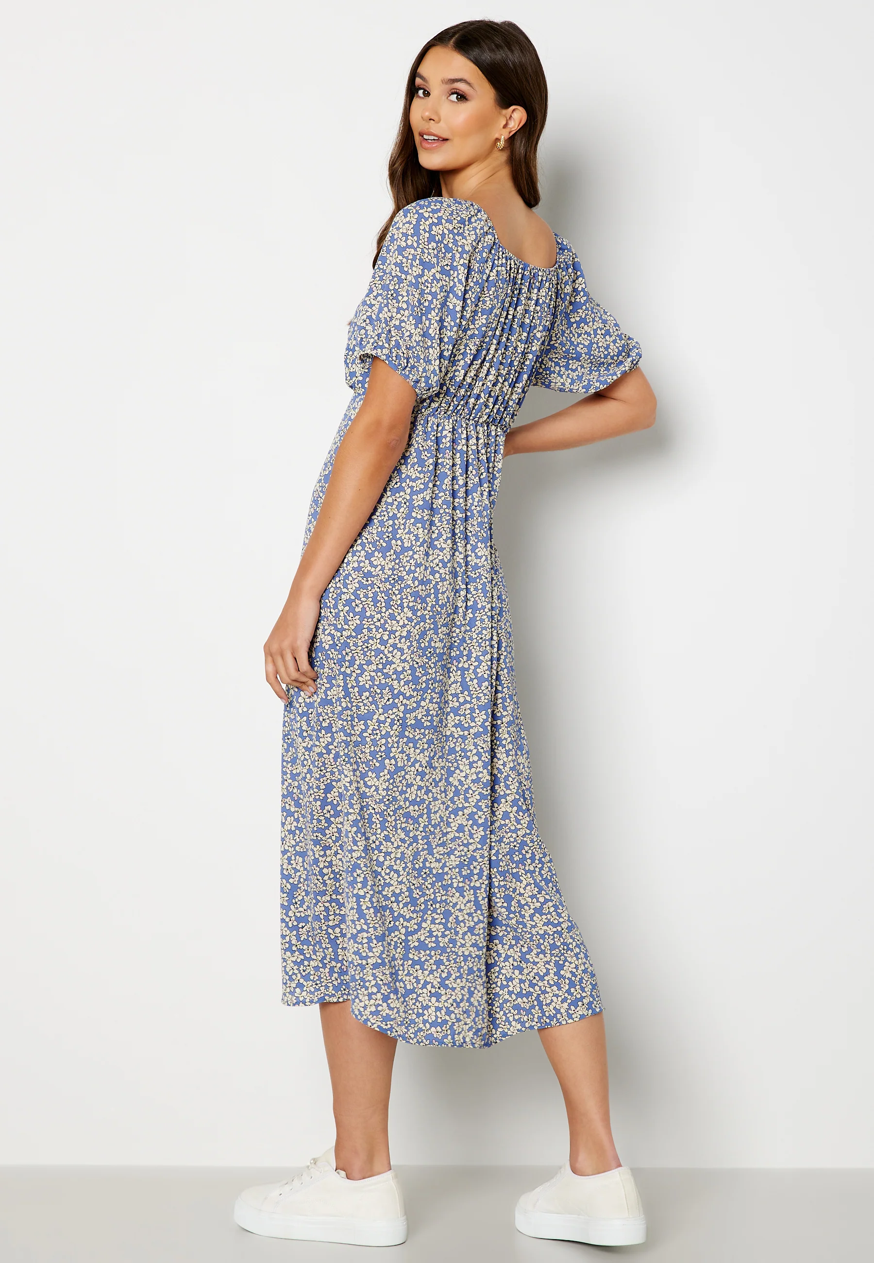 Fuchsia Life S/S Wrap Midi Dress - Image 2
