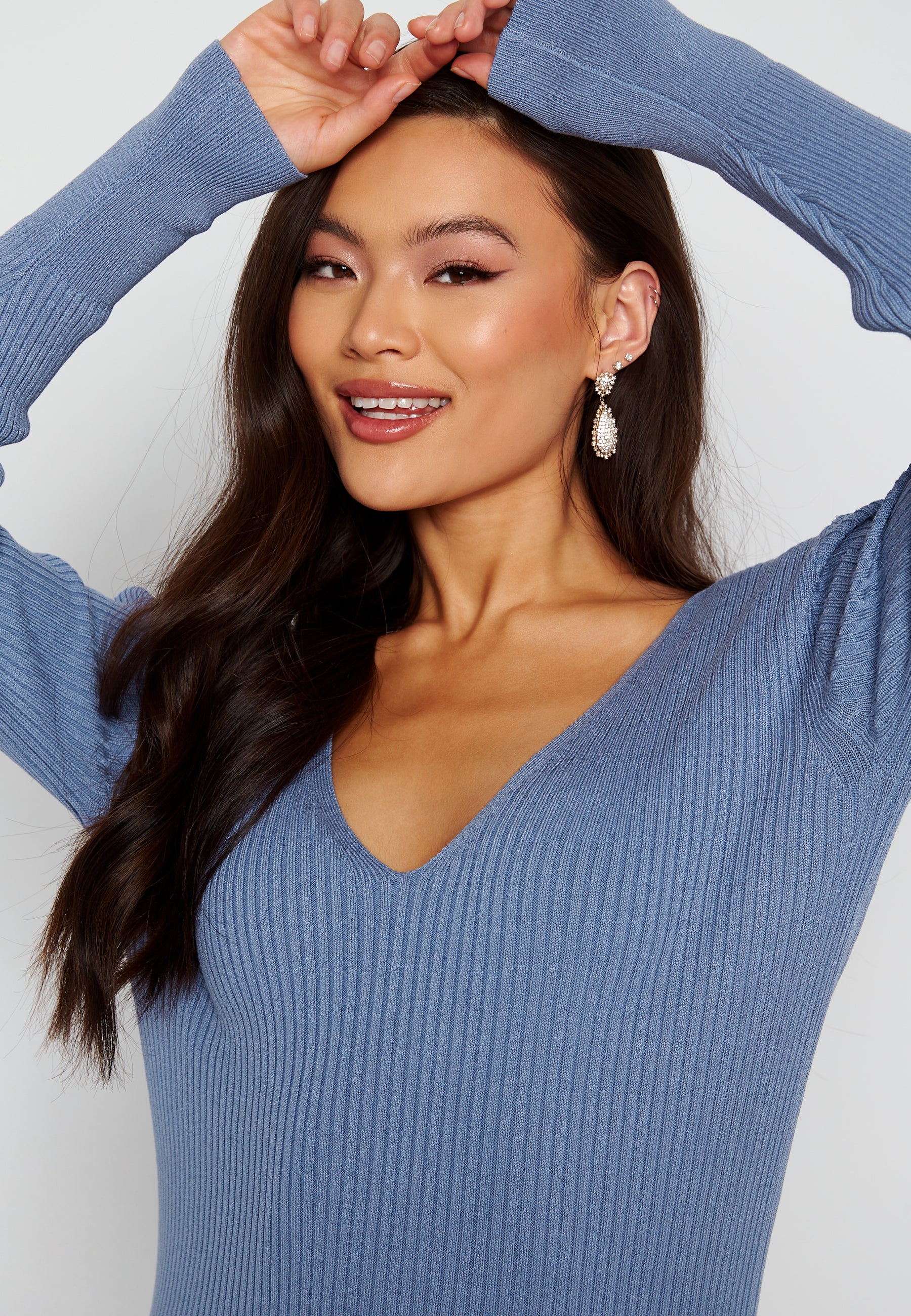 Gabbi L/S Slit Dress - Image 4
