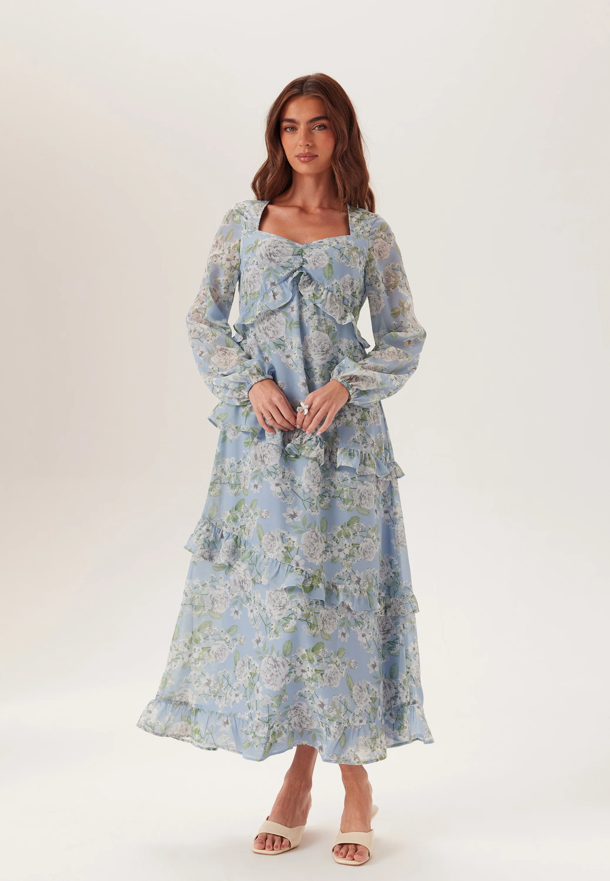 Georgette Frill Dress